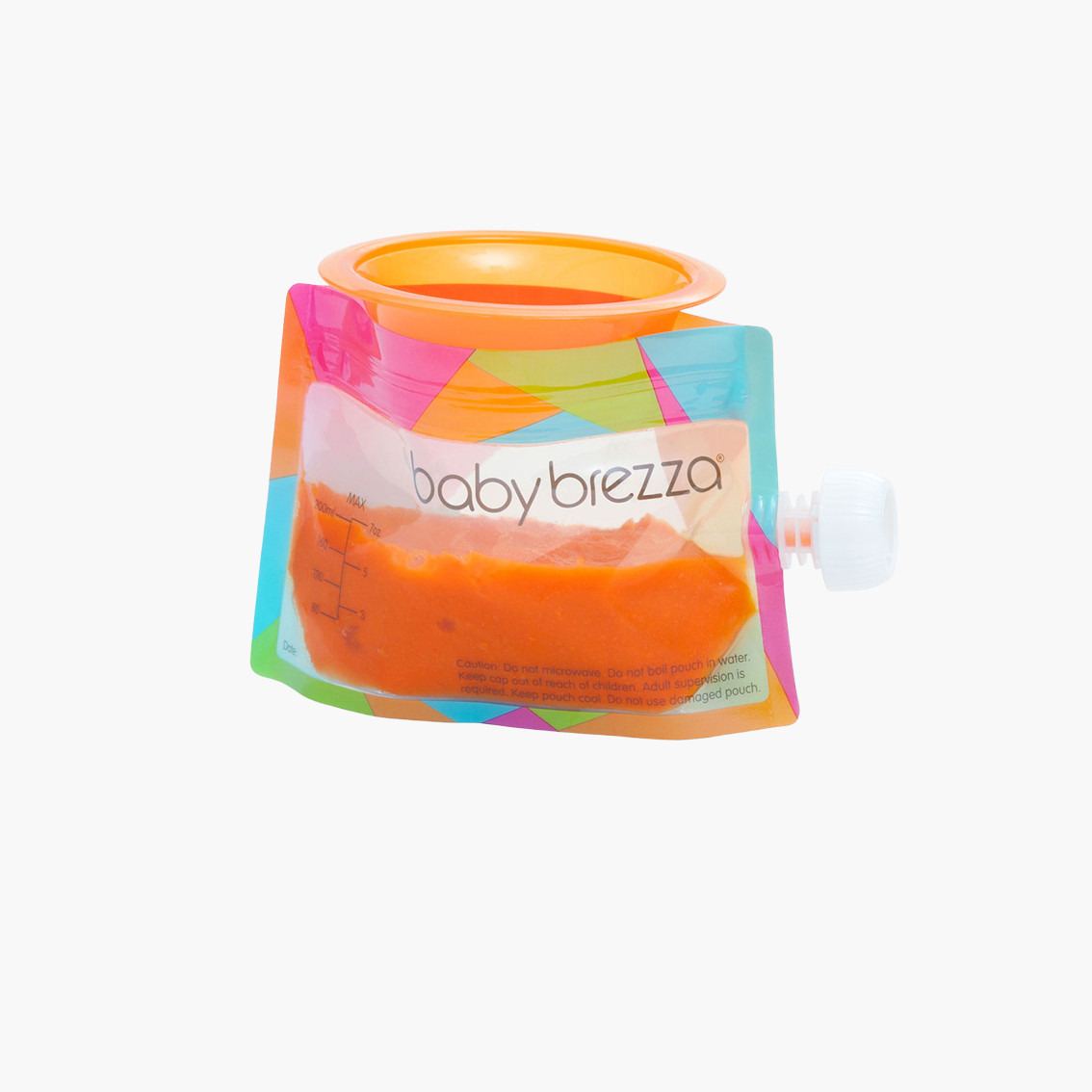 عبوة من 10 أكياس طعام للأطفال مع قمع من بيبي بريزا-baby-feeding-babyfoodprocessors-image-6