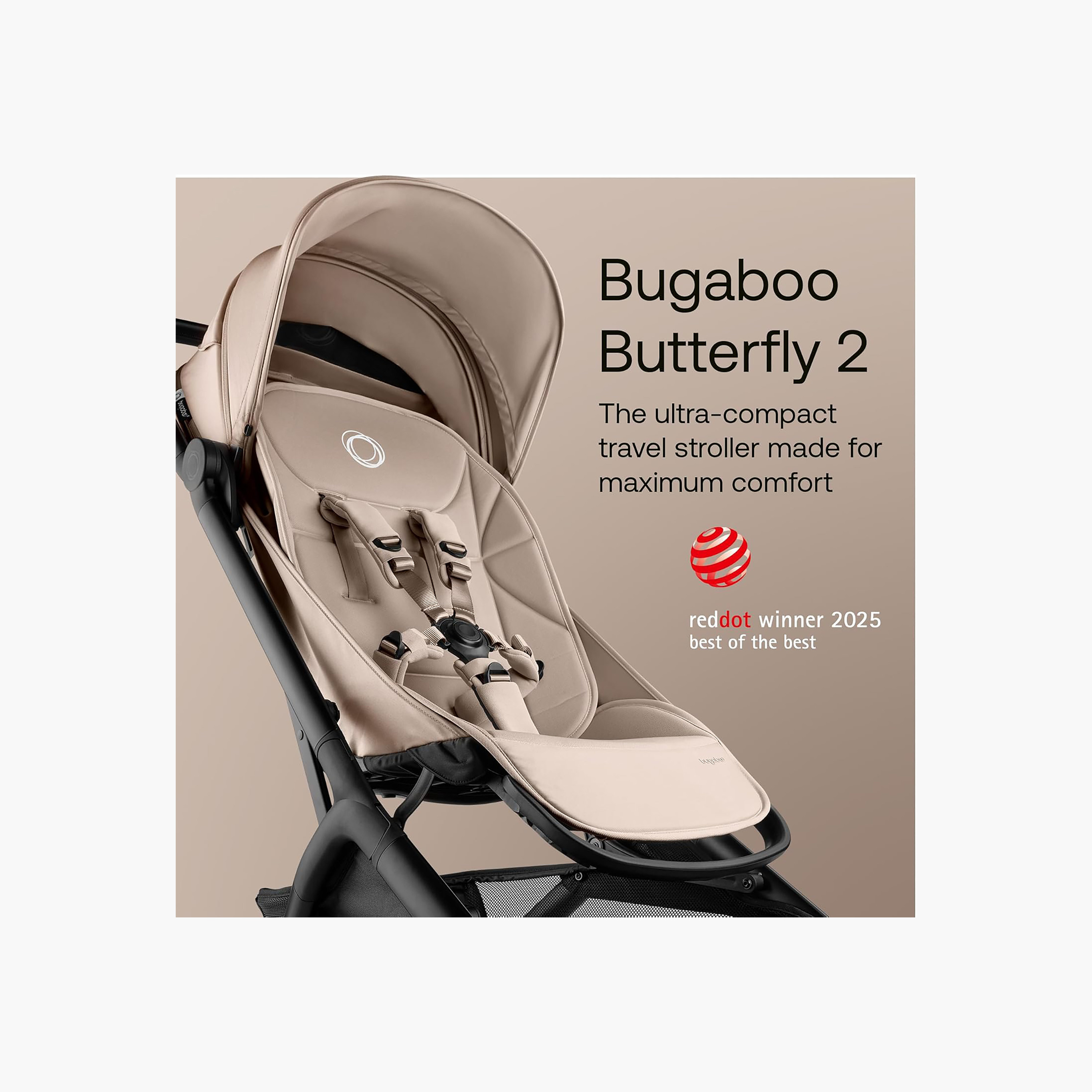 Bugaboo Butterfly 2 Travel Stroller with Seat Belt System and Foot Lock Brake-baby-gear-strollersandprams-strollers-image-3