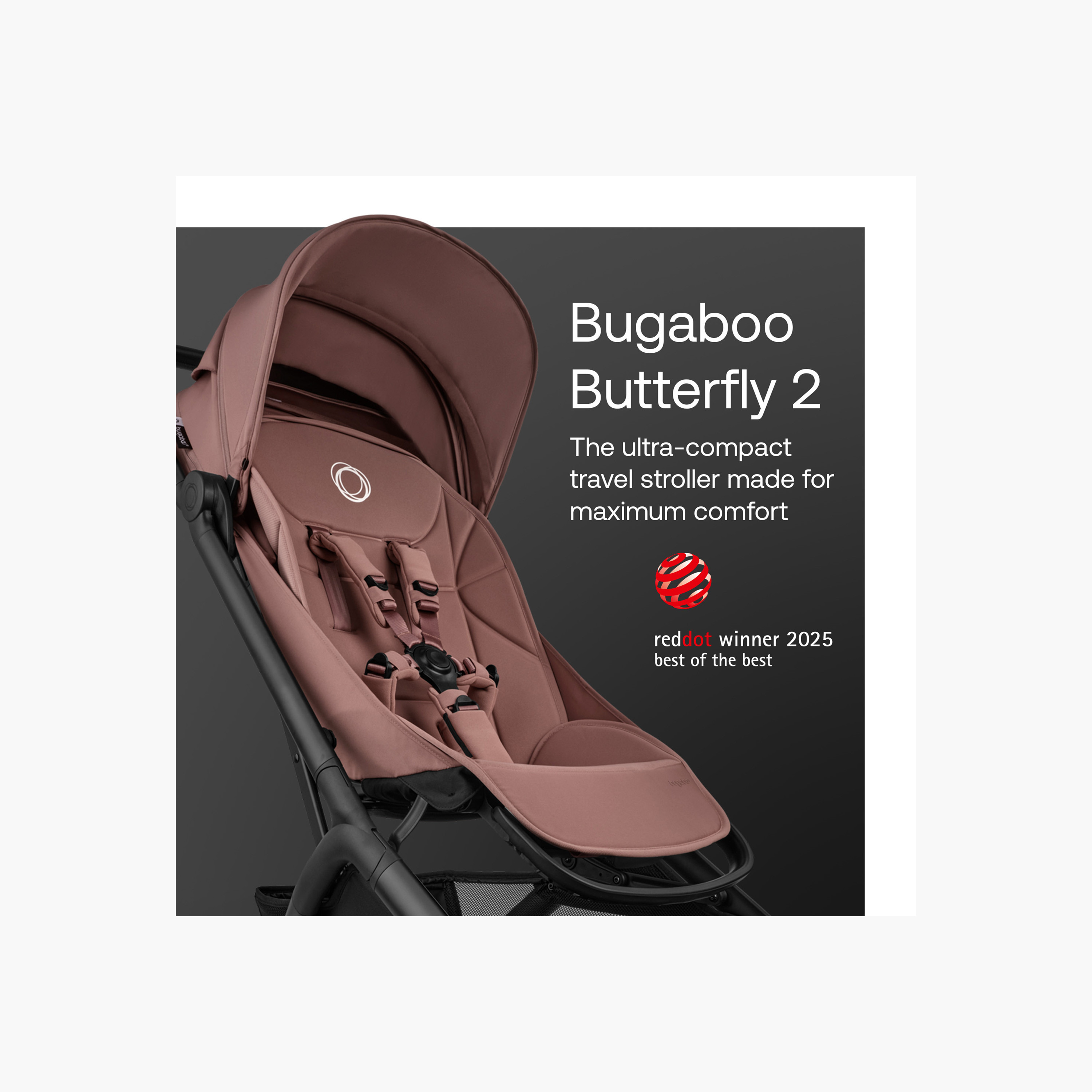 Bugaboo Butterfly 2 Travel Stroller with Seat Belt System and Foot Lock Brake-baby-gear-strollersandprams-strollers-image-2