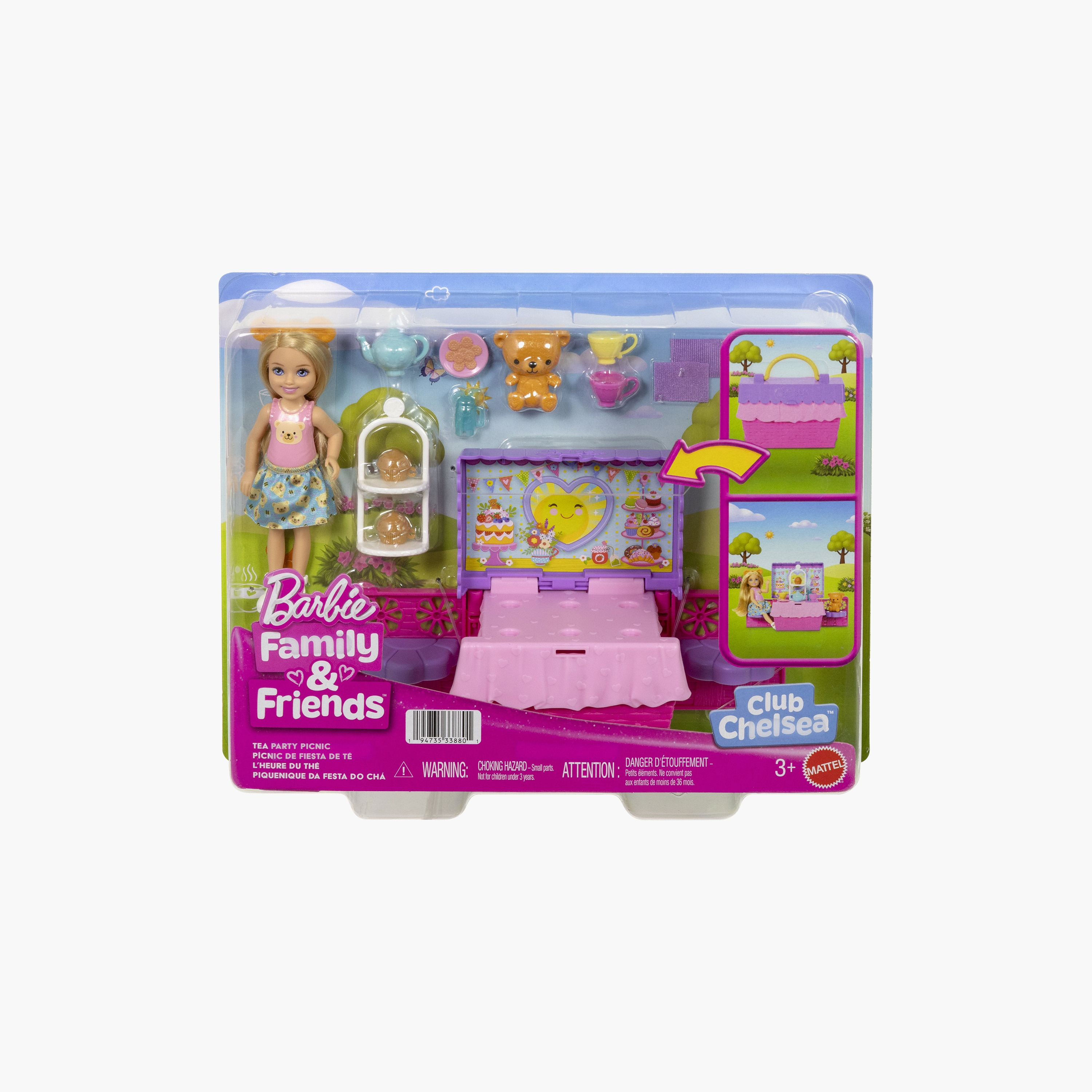 Barbie Family & Friends Tea Party Picnic Club Chelsea Doll Playset - Assorted-toys-dollsandplaysets-dolls-image-3