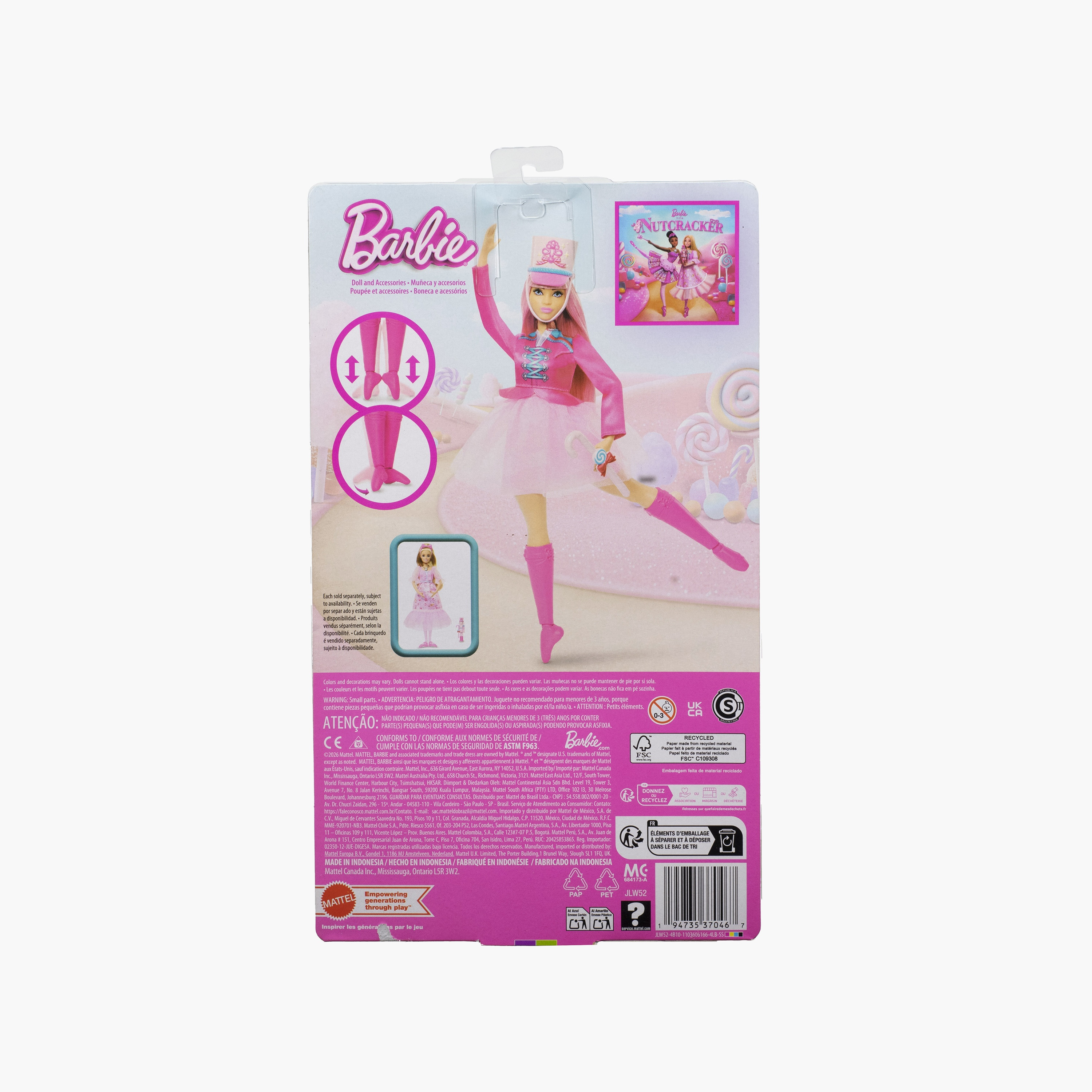 دمية كسارة البندق مع إكسسوارات ألوان متنوعة من باربي-toys-dollsandplaysets-dolls-image-7