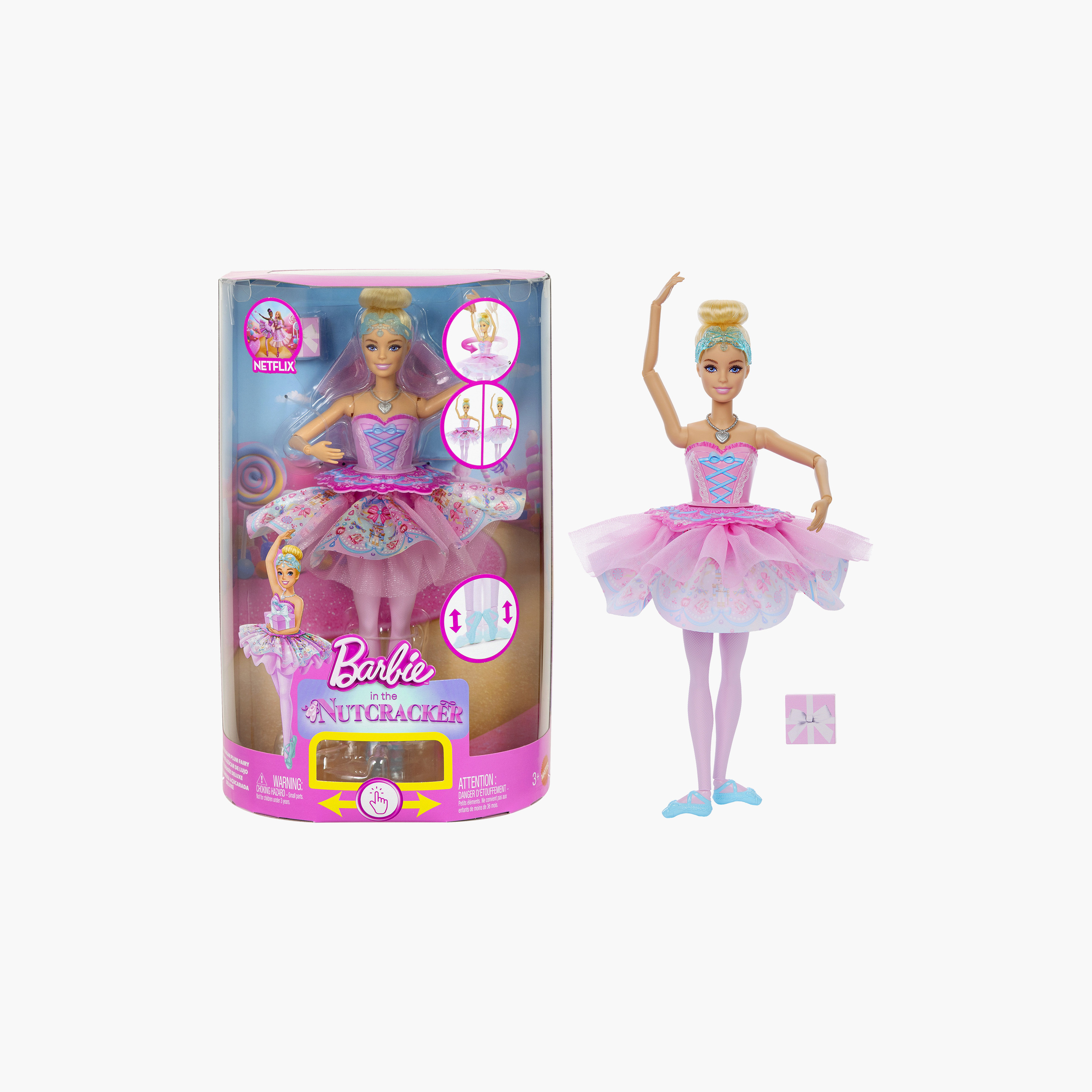 دمية كلارا من فيلم كسارة البندق قابلة للتحريك مع إكسسوارات ألوان متنوعة من باربي-toys-dollsandplaysets-dolls-image-2
