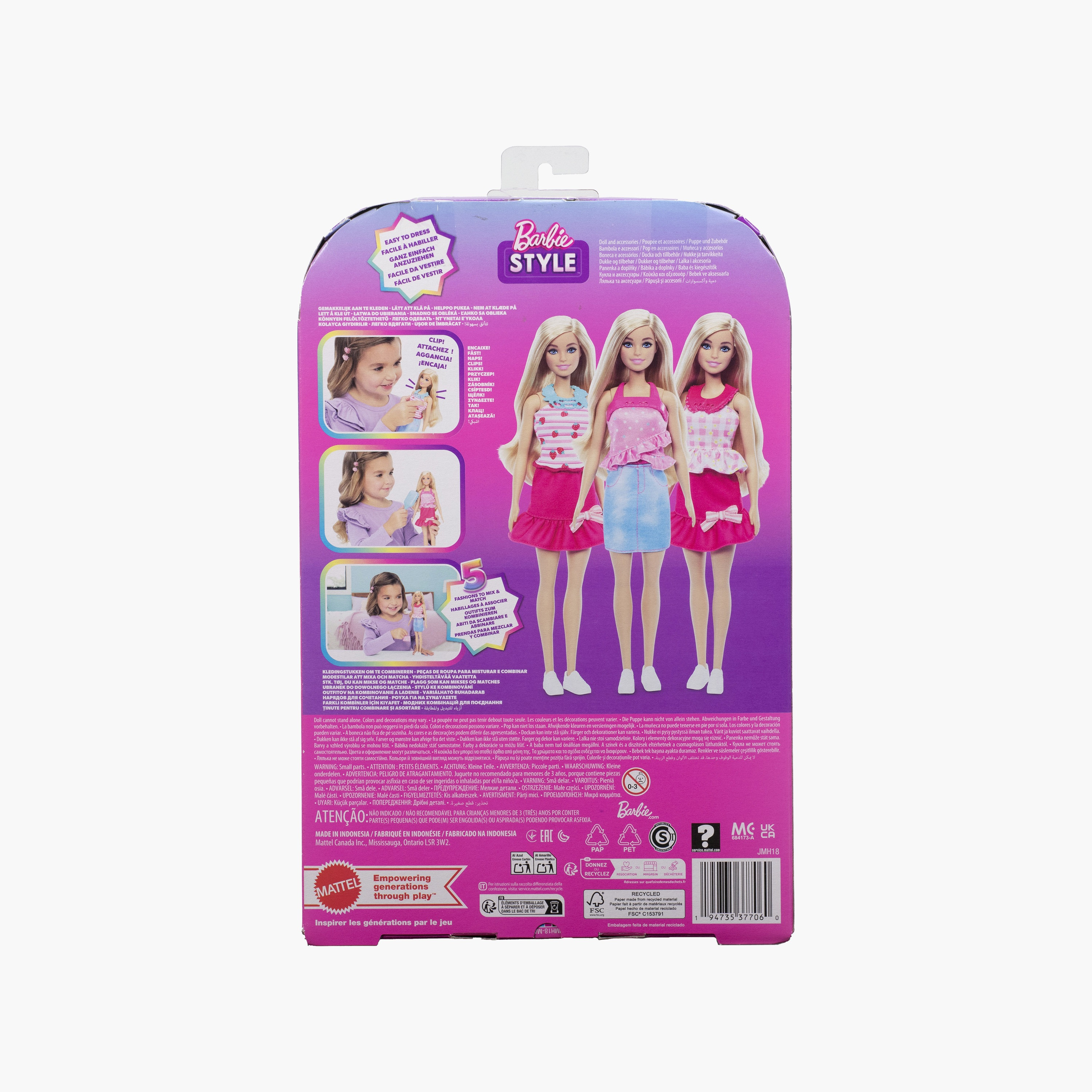 دمية باربي سهلة اللبس مع إكسسوارات-toys-dollsandplaysets-dolls-image-3