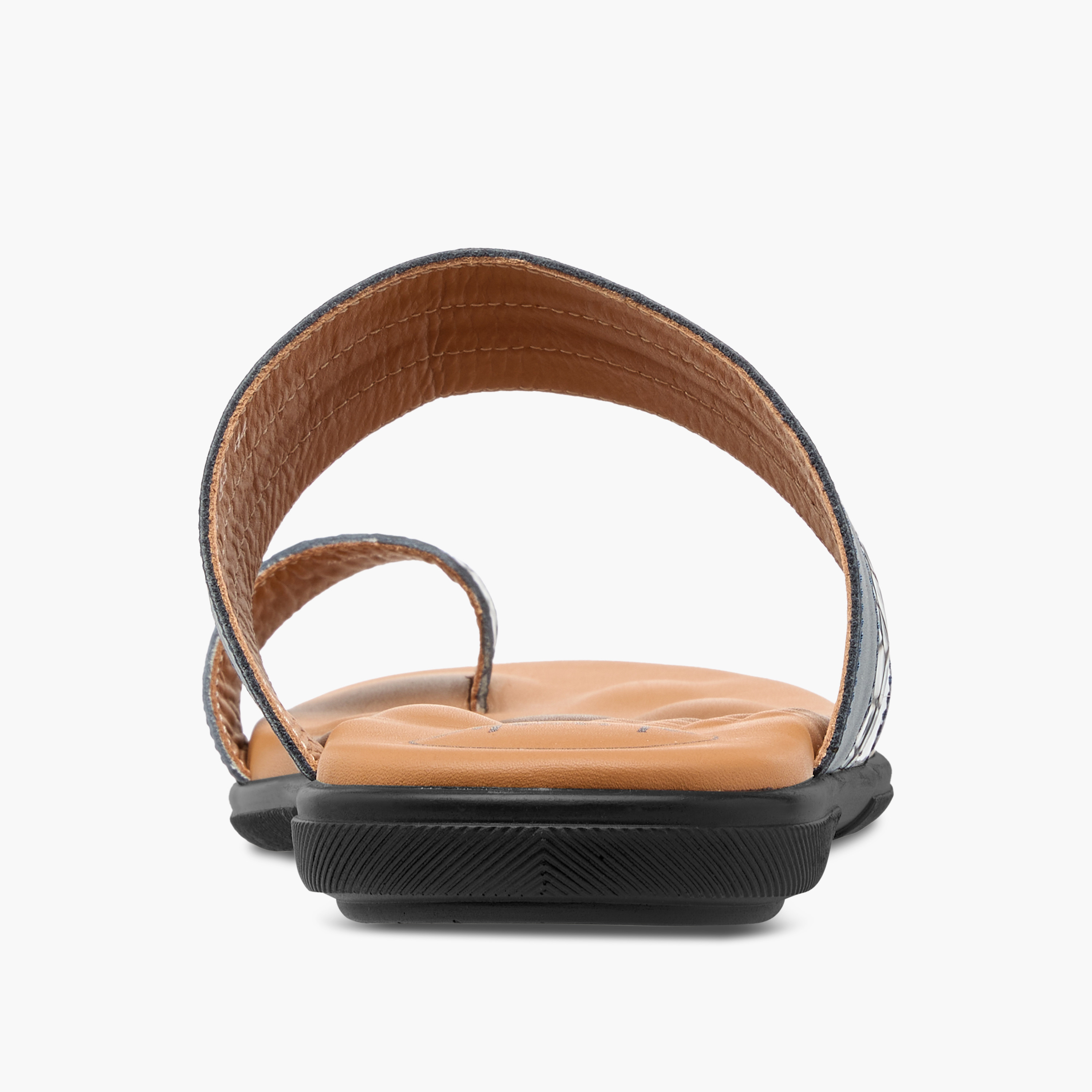 صندل عربي سهل الارتداء بملمس جلد حيوانات وإصبع من الواحة-men-shoes-sandals-image-4
