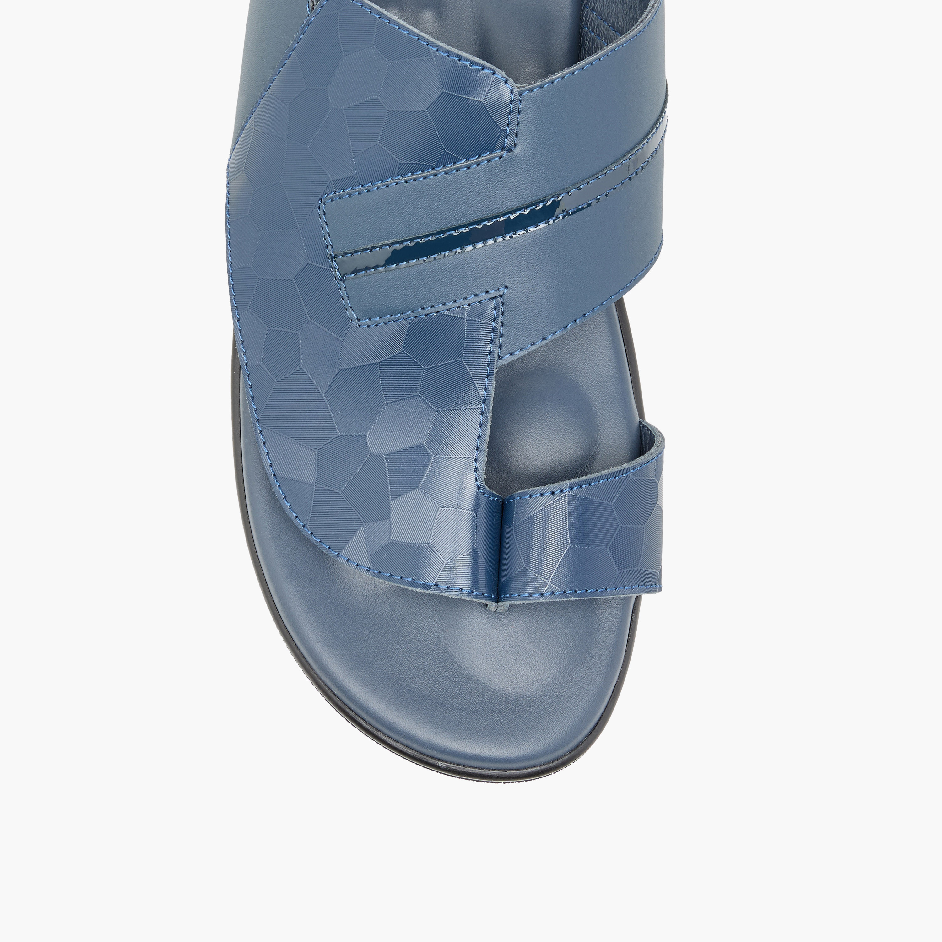 صندل عربي سهل الارتداء بارز الملمس بإصبع من الواحة-men-shoes-sandals-image-3
