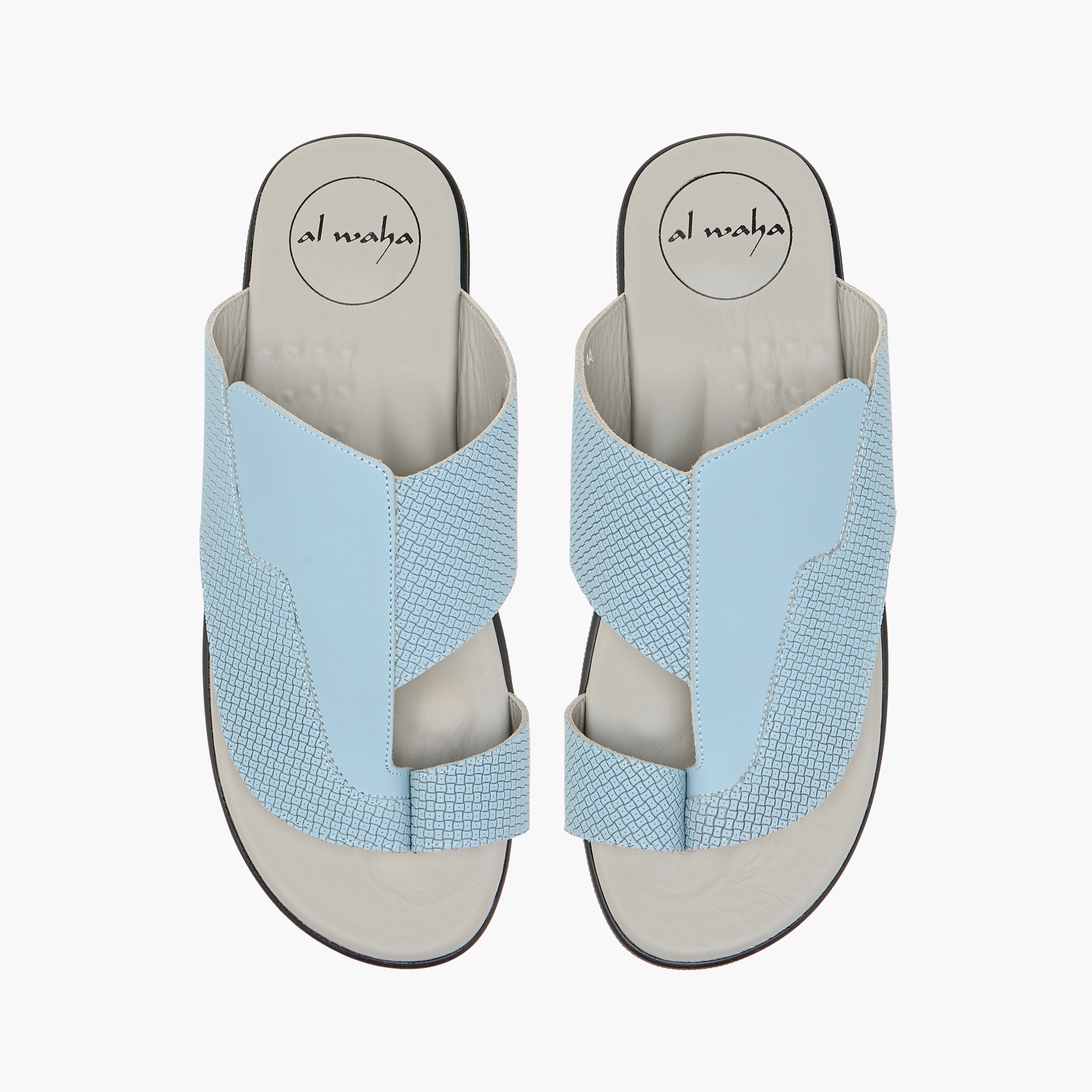 Al Waha Weave Textured Slip-On Arabic Sandals-men-shoes-sandals-image-1