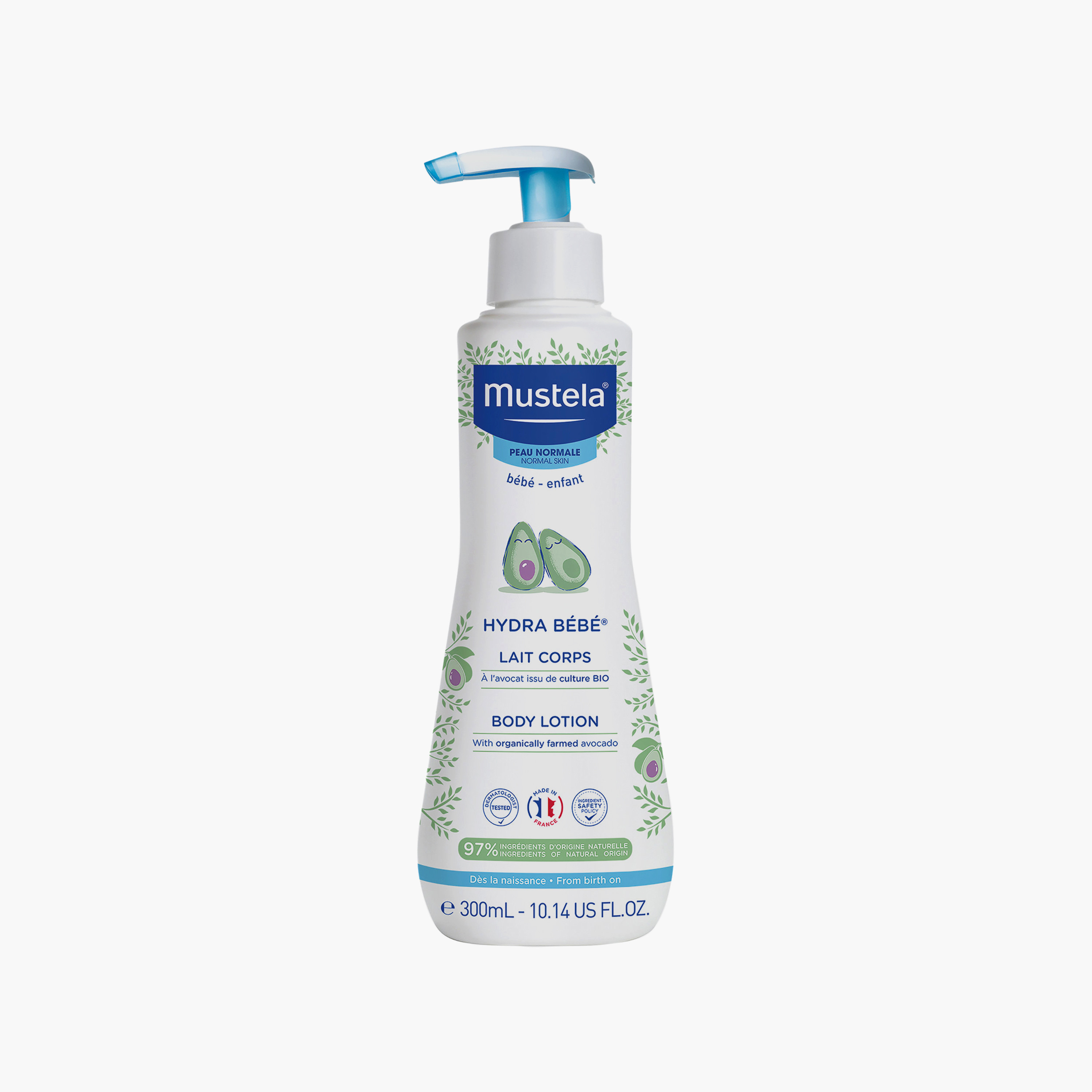 لوشن مرطب للجسم بالأفوكادو المزروع عضوياً 300 مل من موستيلا-baby-bathandcare-hairbodyskincare-lotionsandcreams-image-1