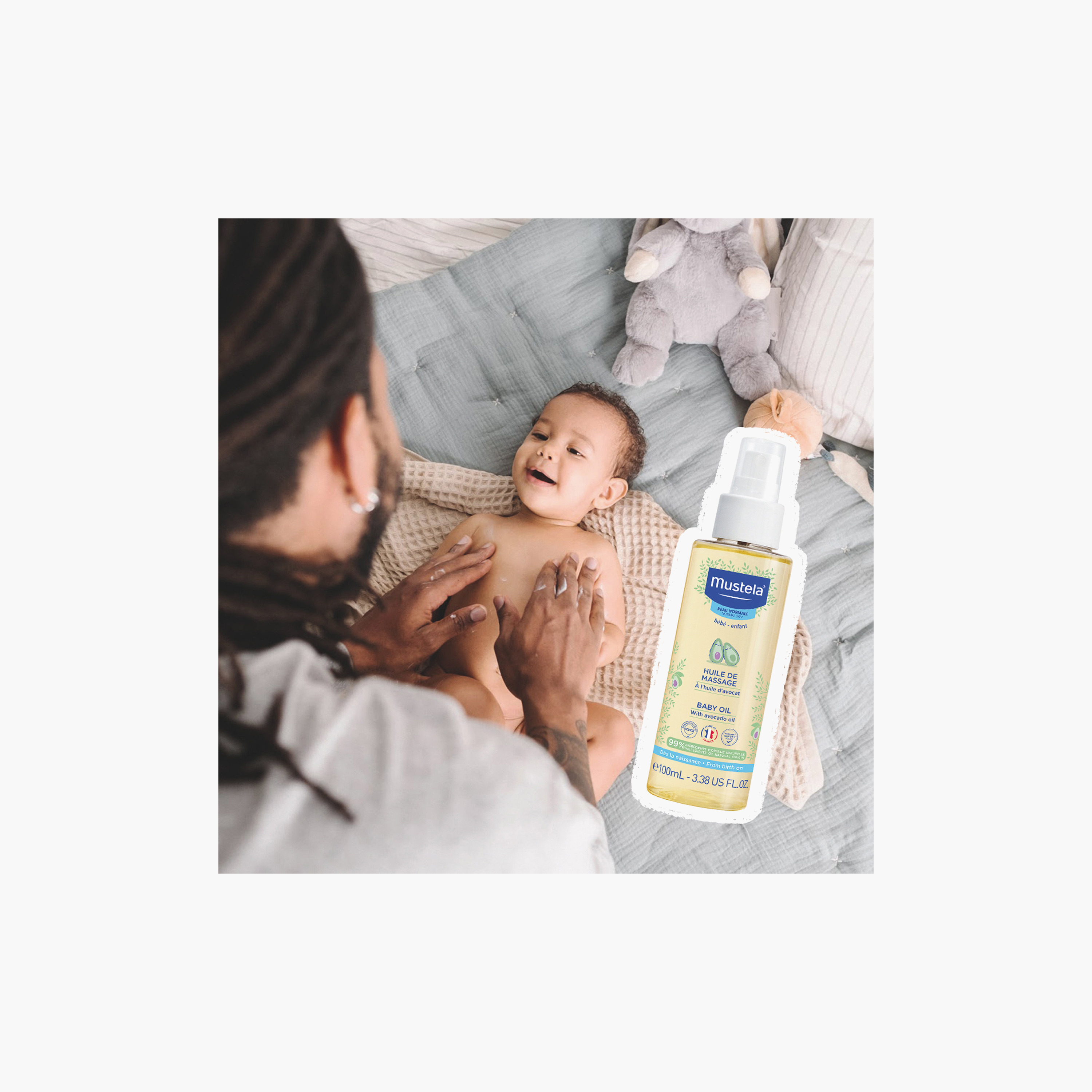 زيت تدليك للأطفال بزيت الأفوكادو 100 مل من موستيلا-baby-bathandcare-hairbodyskincare-babyoil-image-5