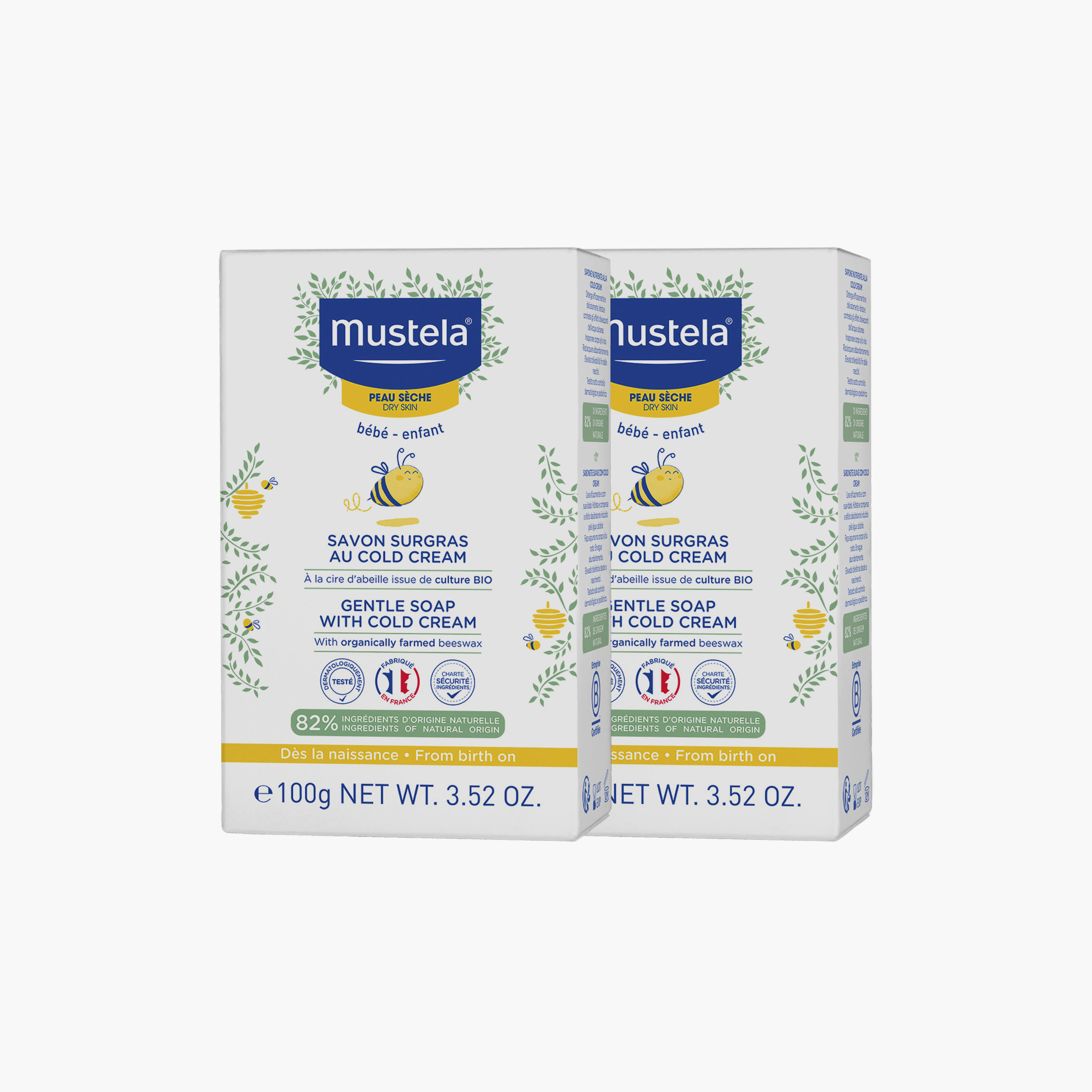 صابون لطيف بالكولد كريم 100 مل من موستيلا-baby-bathandcare-hairbodyskincare-bodywashandsoaps-image-2