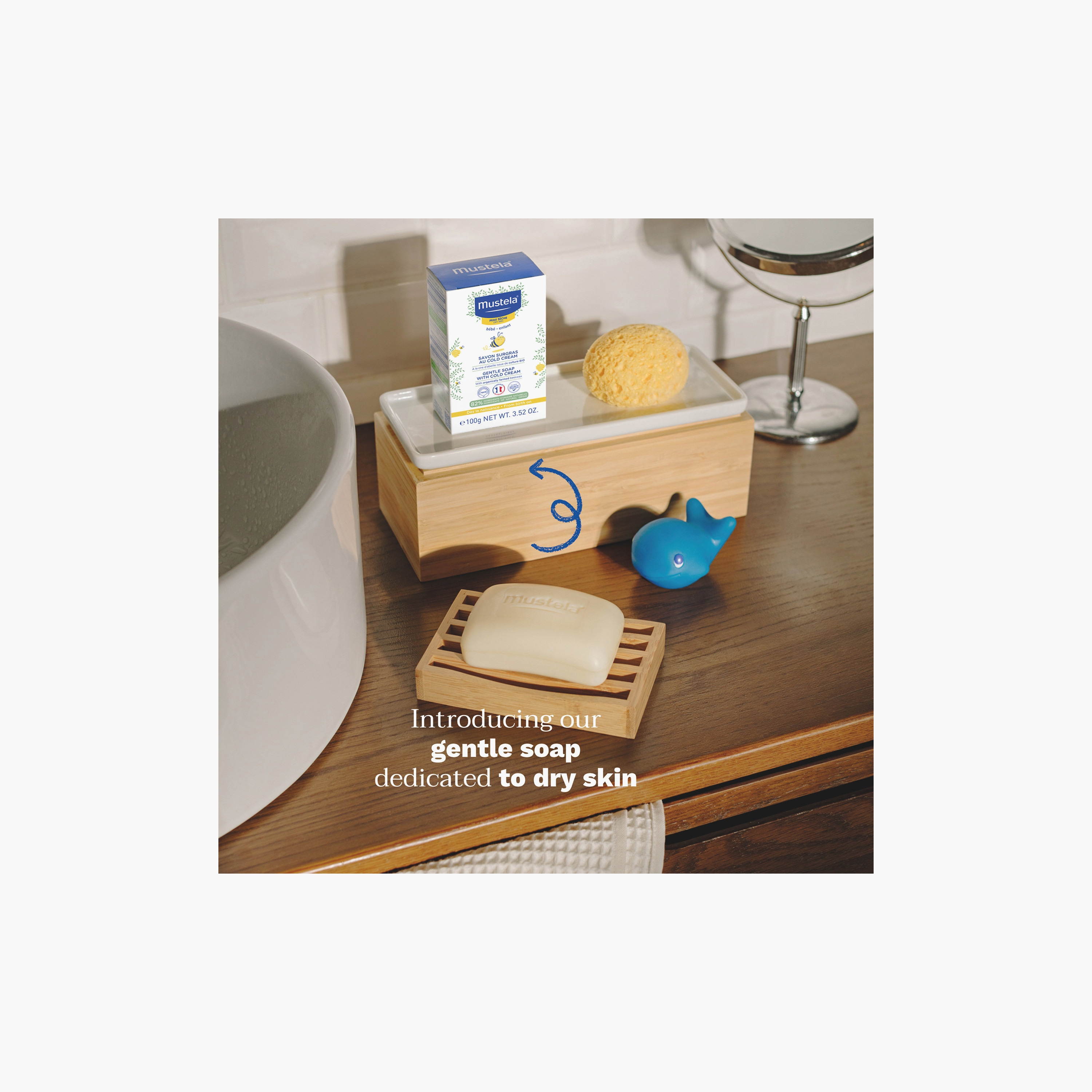 صابون لطيف بالكولد كريم 100 مل من موستيلا-baby-bathandcare-hairbodyskincare-bodywashandsoaps-image-3