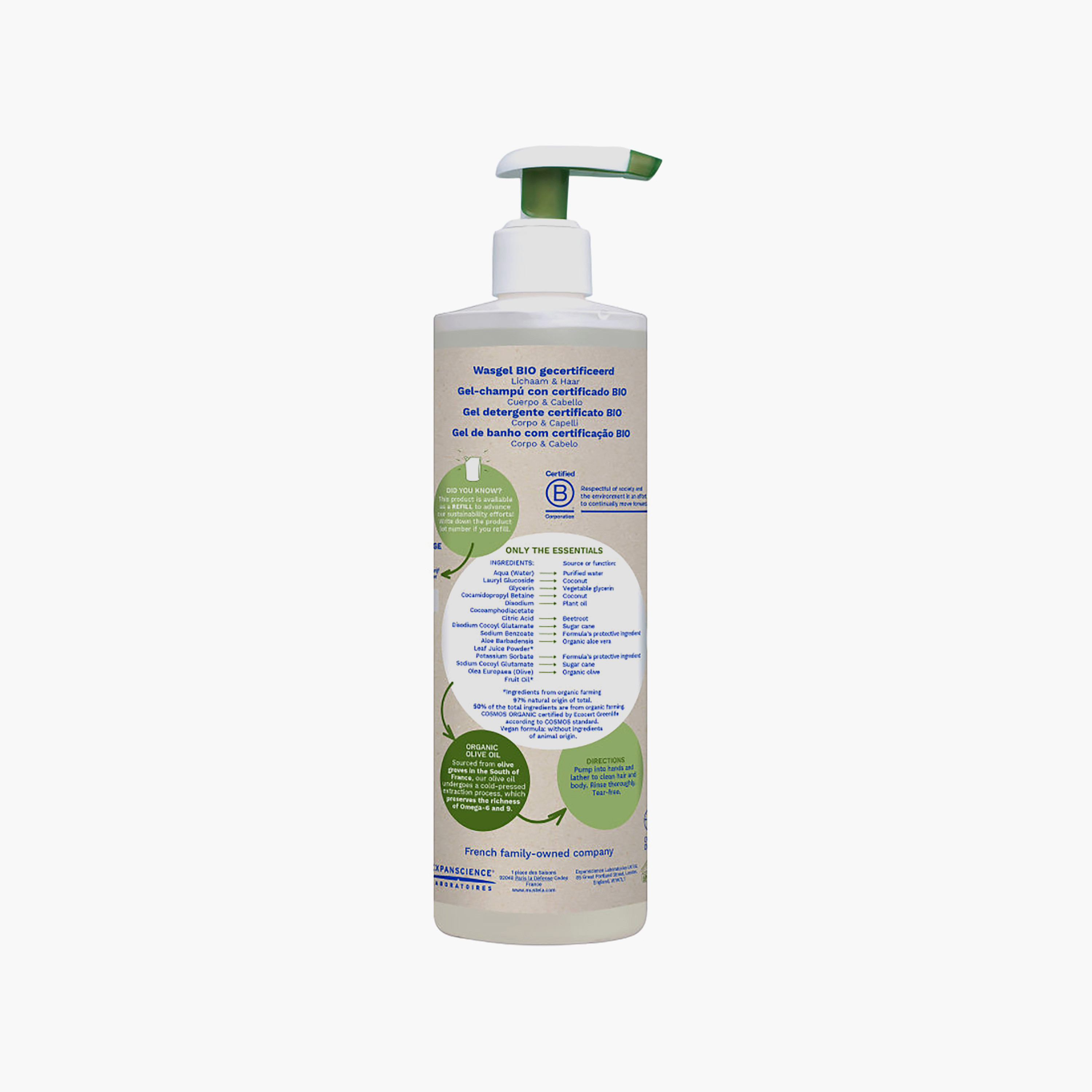 جل منظف للشعر والجسم 400 مل من موستيلا-baby-bathandcare-hairbodyskincare-bodywashandsoaps-image-2