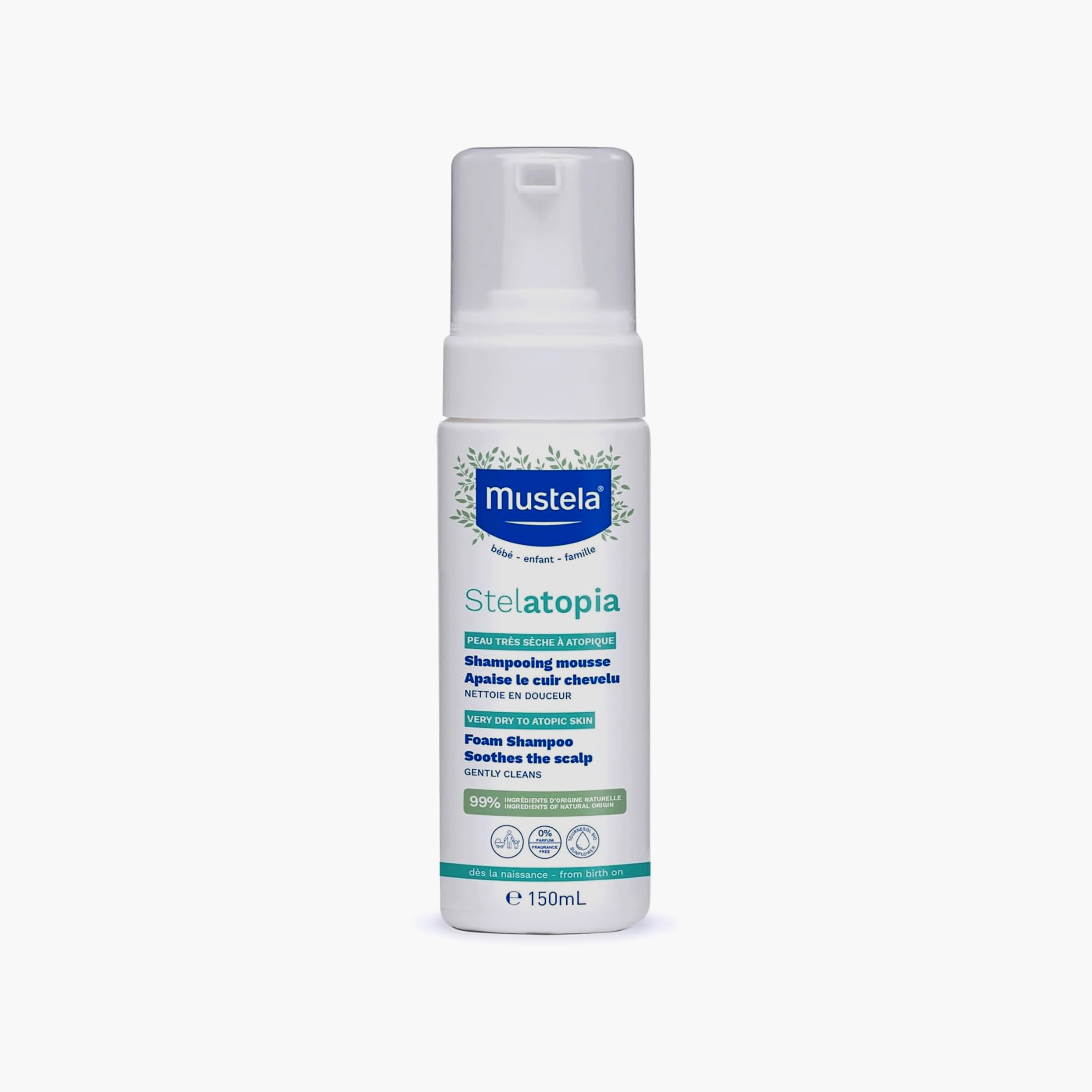 شامبو رغوي ستيلاتوبيا 150 مل من موستيلا-baby-bathandcare-hairbodyskincare-shampooandconditioner-image-1