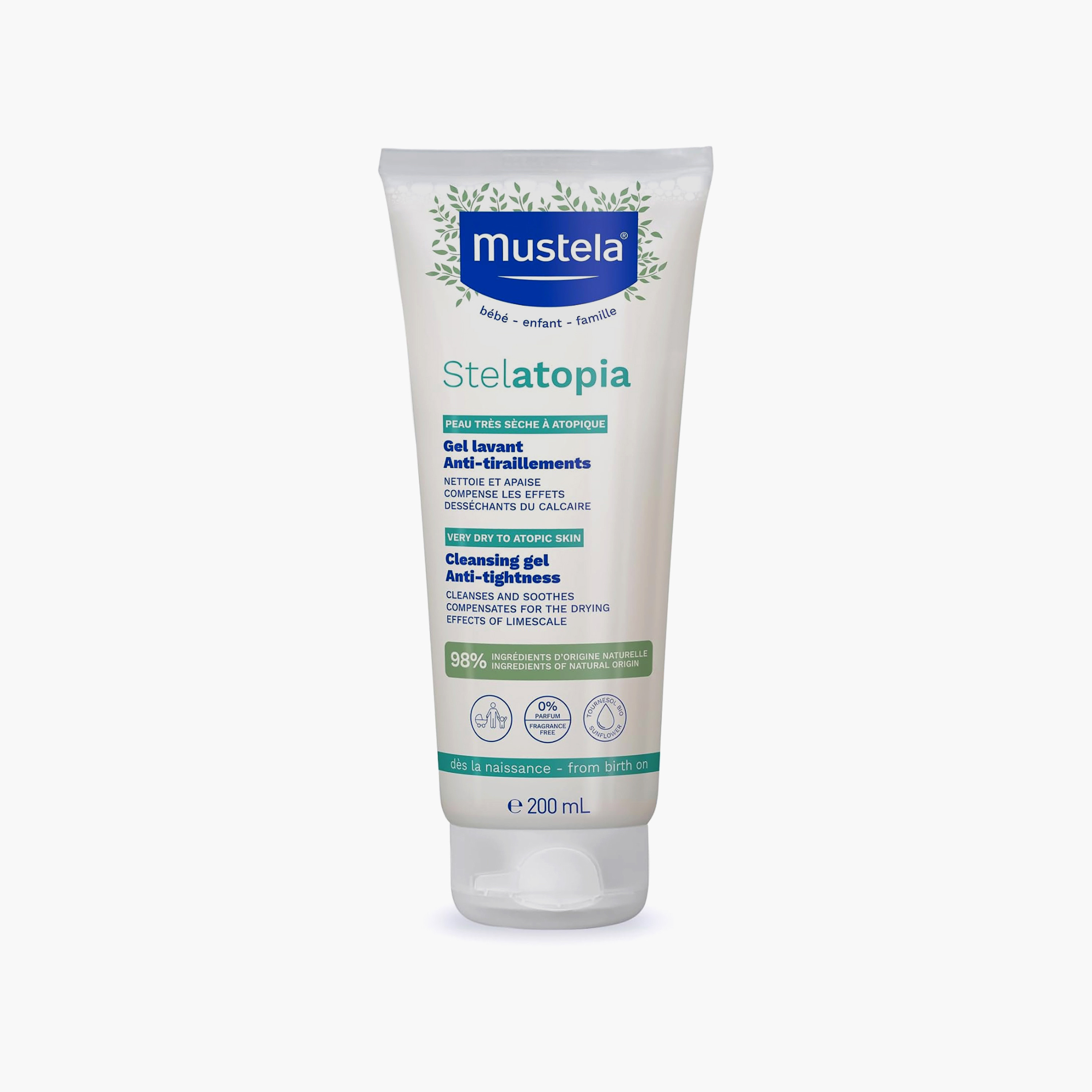 جل منظف ستيلاتوبيا للأطفال 200 مل من موستيلا-baby-bathandcare-hairbodyskincare-bodywashandsoaps-image-1