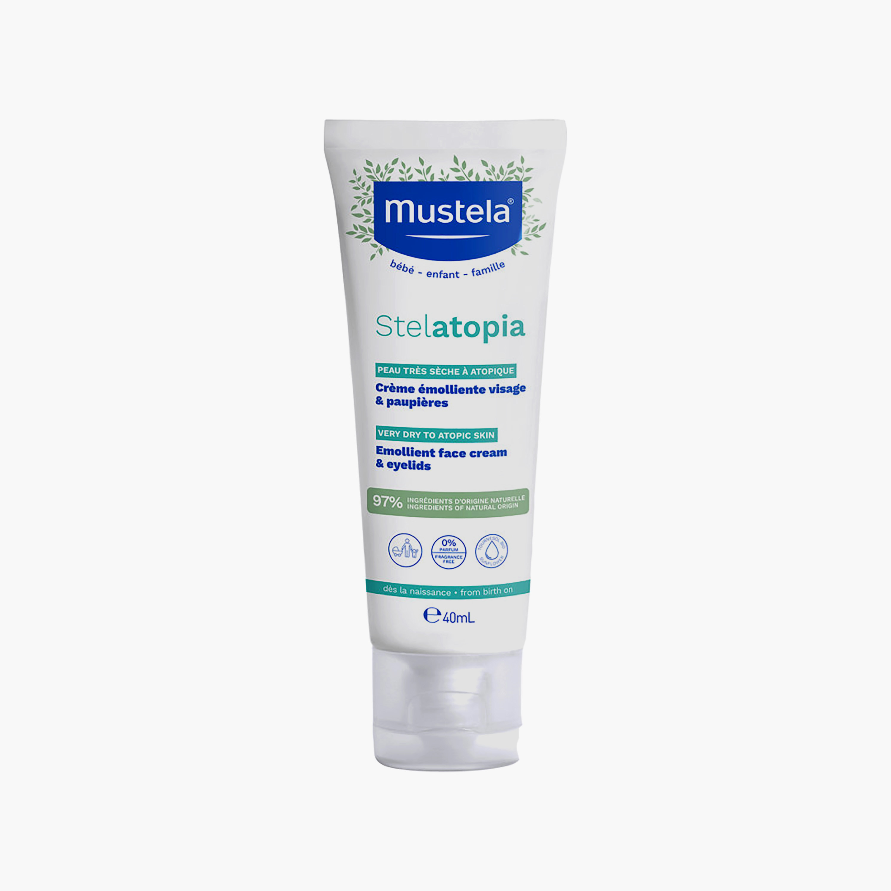 كريم ملطف للوجه والجفون 40 مل من موستيلا ستيلاتوبيا-baby-bathandcare-hairbodyskincare-lotionsandcreams-image-1