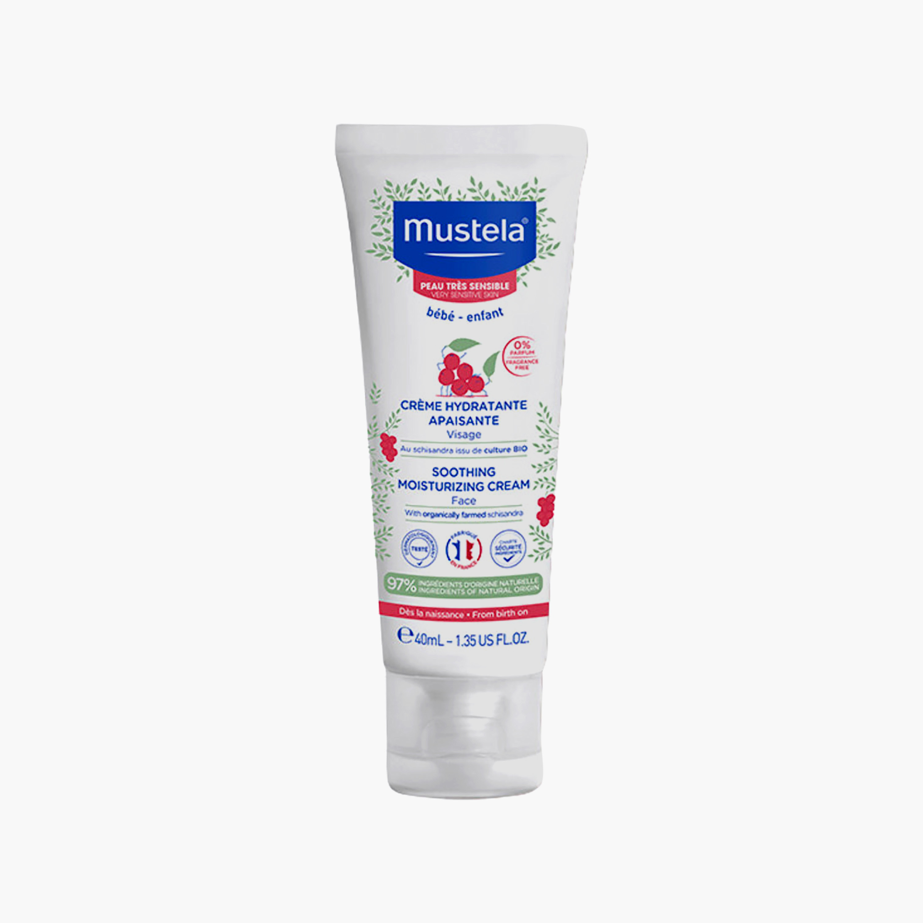 كريم مرطب ملطف للوجه 40 مل من موستيلا-baby-bathandcare-hairbodyskincare-lotionsandcreams-image-1