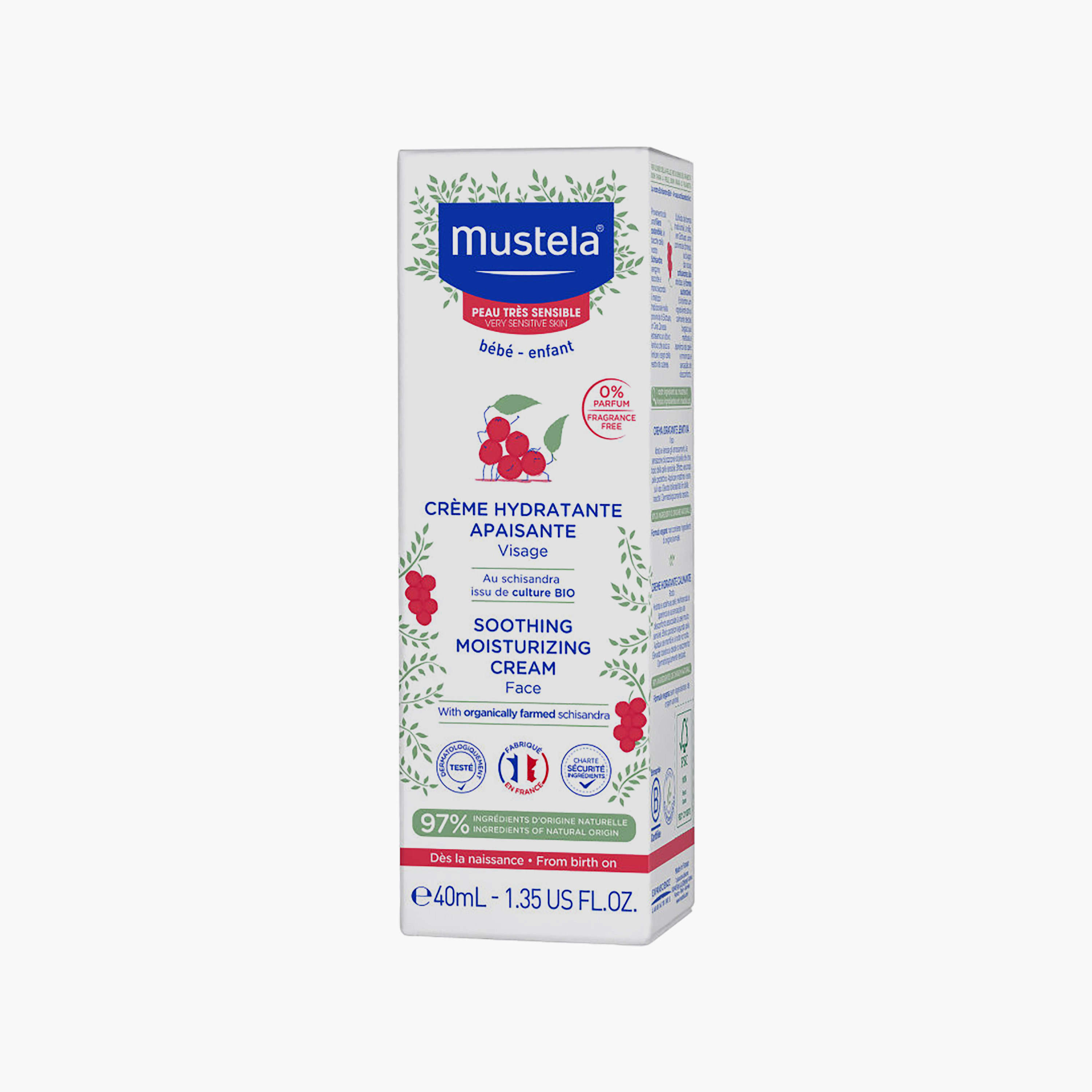 كريم مرطب ملطف للوجه 40 مل من موستيلا-baby-bathandcare-hairbodyskincare-lotionsandcreams-image-2