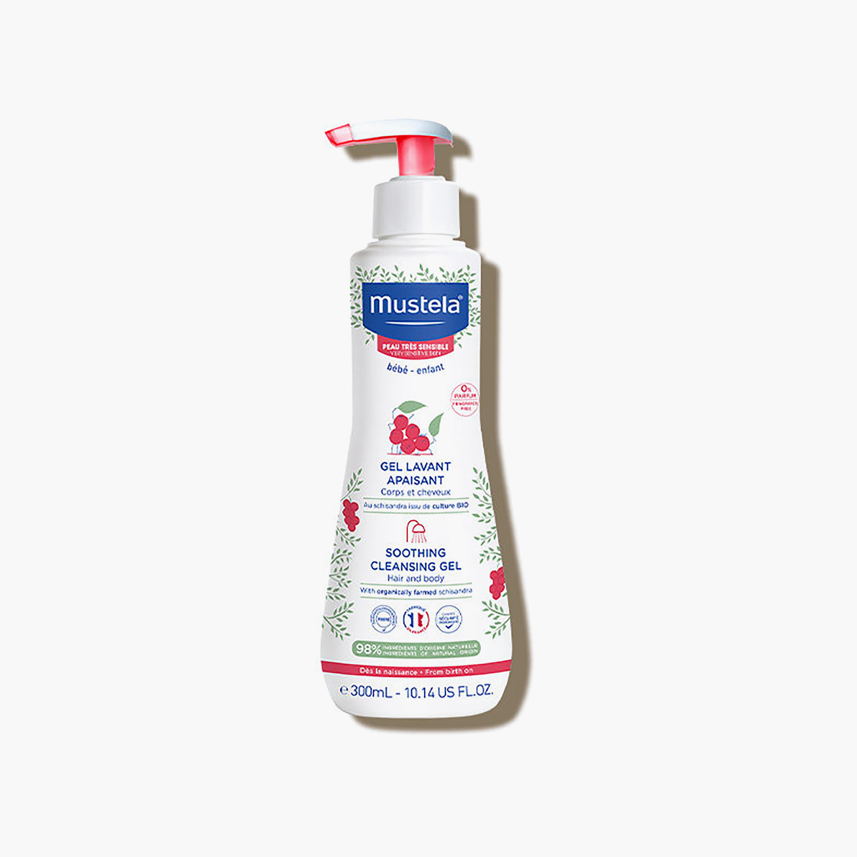 جل تنظيف ملطف للشعر والجسم 300 مل من موستيلا-baby-bathandcare-hairbodyskincare-bodywashandsoaps-image-2