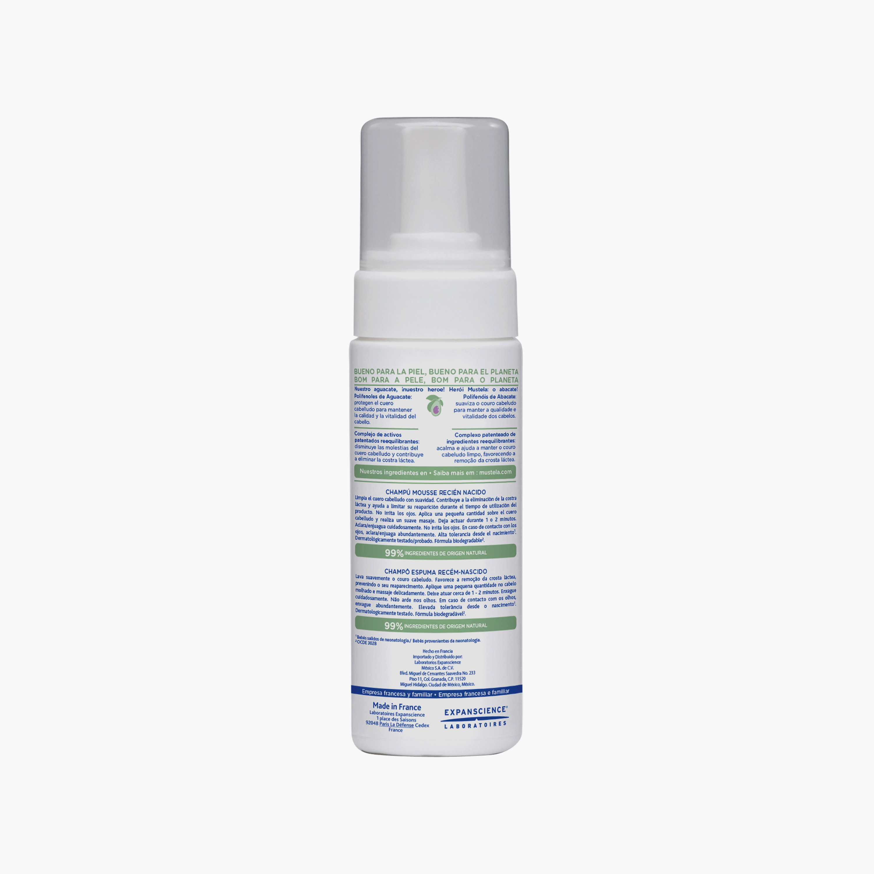 شامبو رغوة لقشرة رأس الرضع 150 مل من موستيلا-baby-bathandcare-hairbodyskincare-shampooandconditioner-image-2