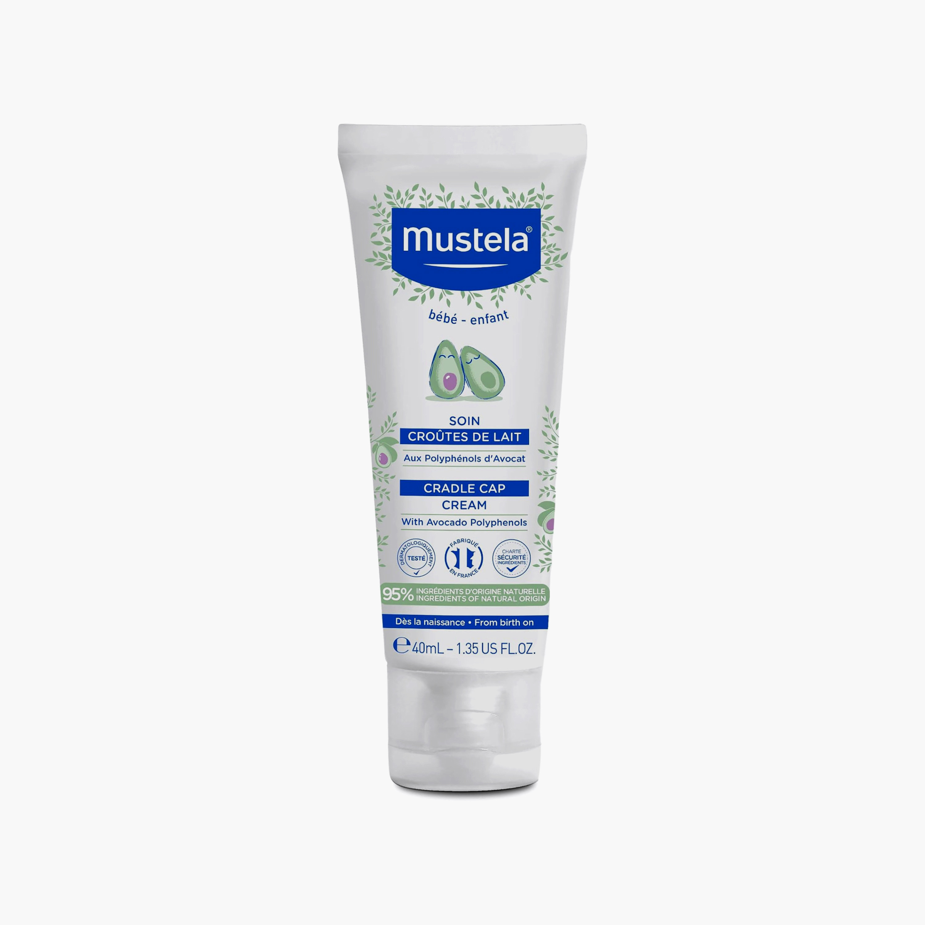 كريم قشرة الرأس بعديدات الفينول من الأفوكادو - 40 مل من موستيلا-baby-bathandcare-hairbodyskincare-lotionsandcreams-image-2