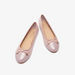 Celeste Women's Slip-On Round Toe Ballerina Shoes with Bow Accent-Women%27s Ballerinas-thumbnail-1