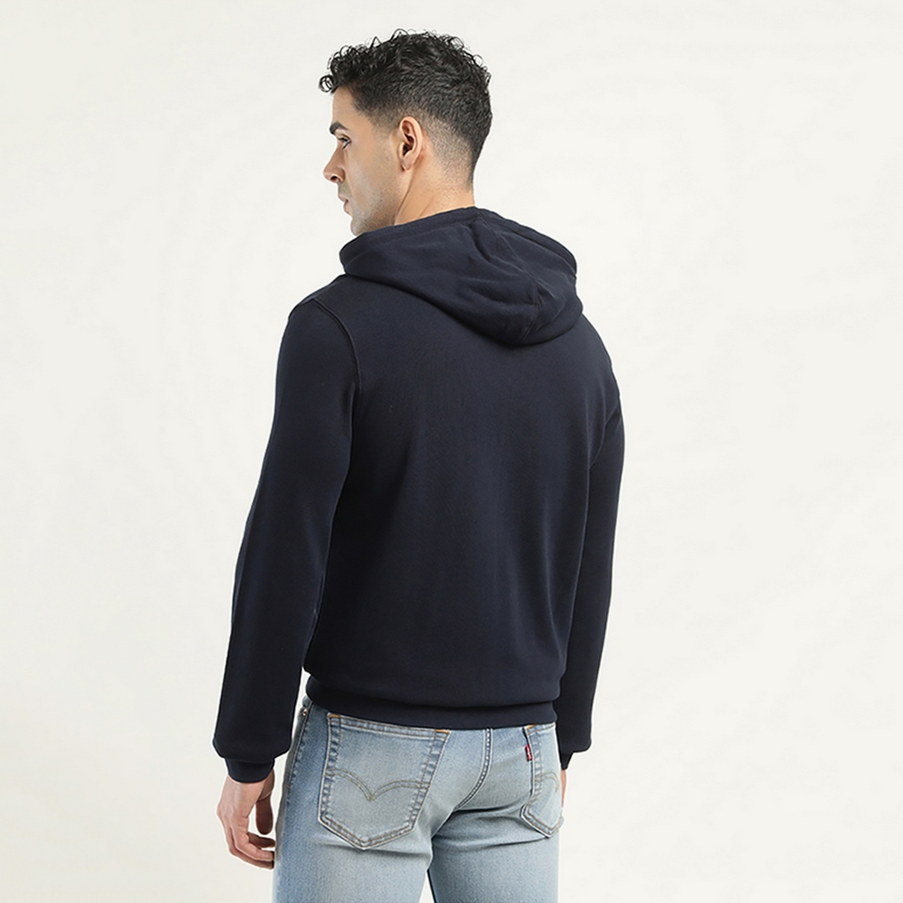 Levi's Plain Long Sleeves Men's Zip Through Hoodie-men-winterwear-hoodiesandsweatshirts-image-5