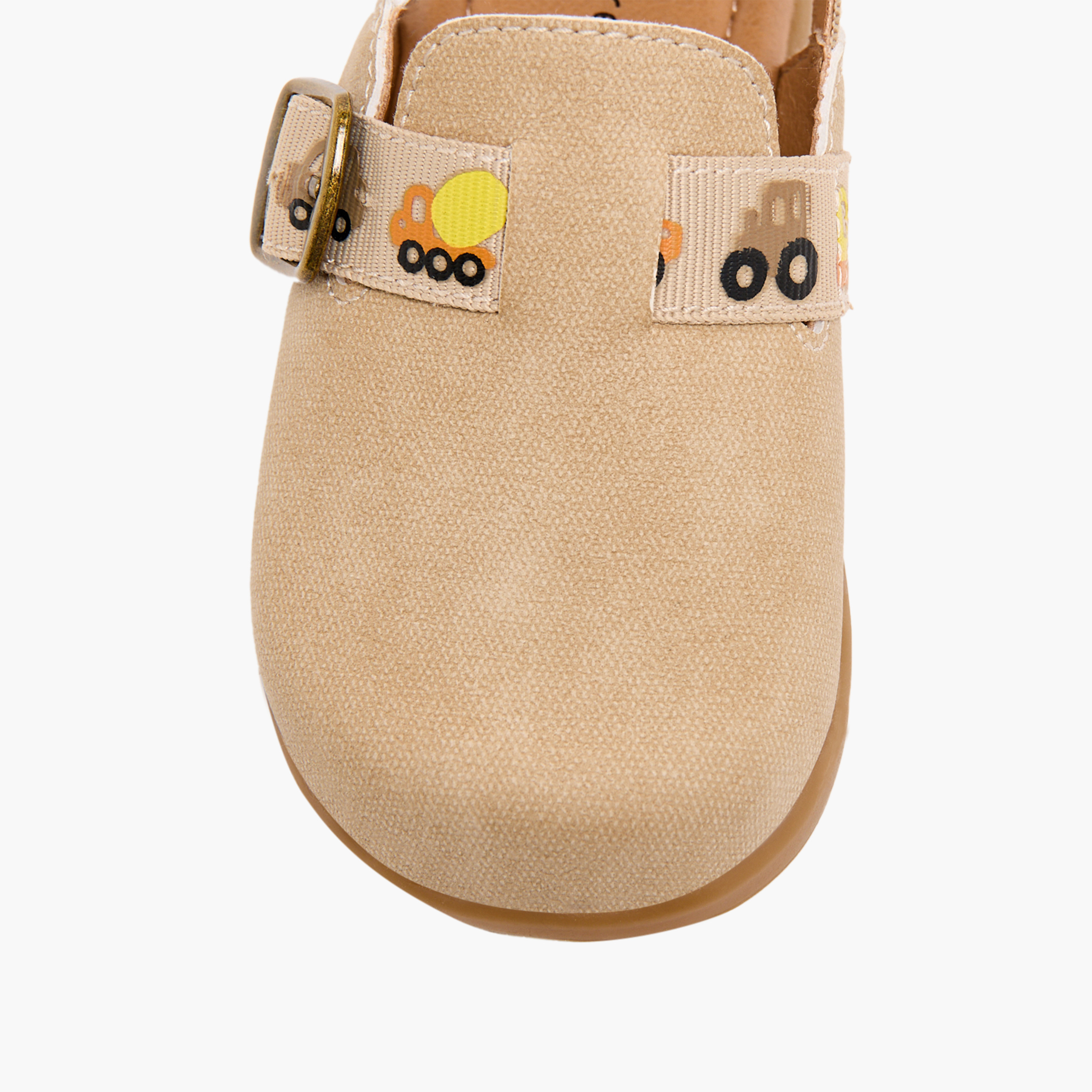 Barefeet Closed Toe Sandals with Vehicle Print-baby-boys-shoes-closedshoes-image-3
