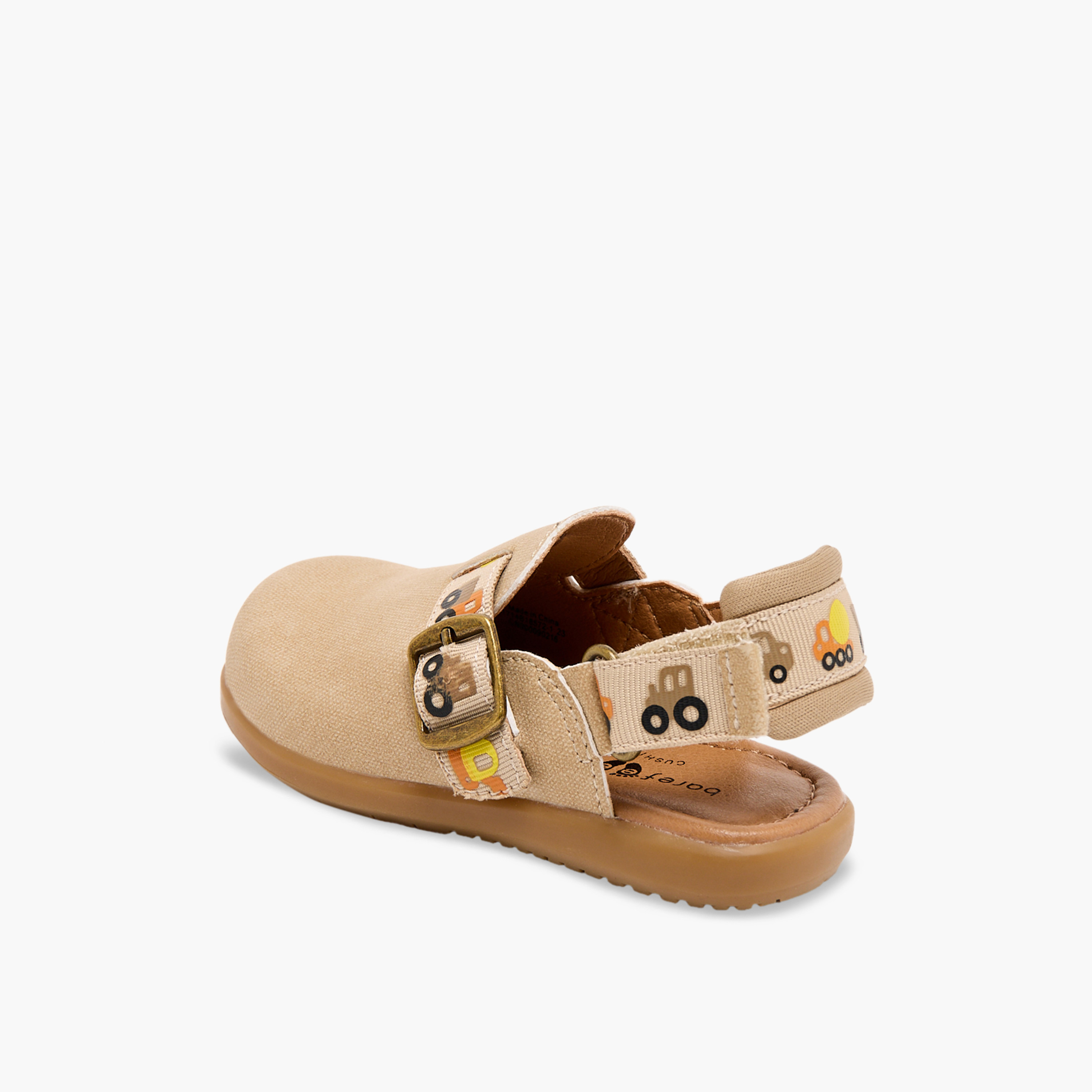 Barefeet Closed Toe Sandals with Vehicle Print-baby-boys-shoes-closedshoes-image-6