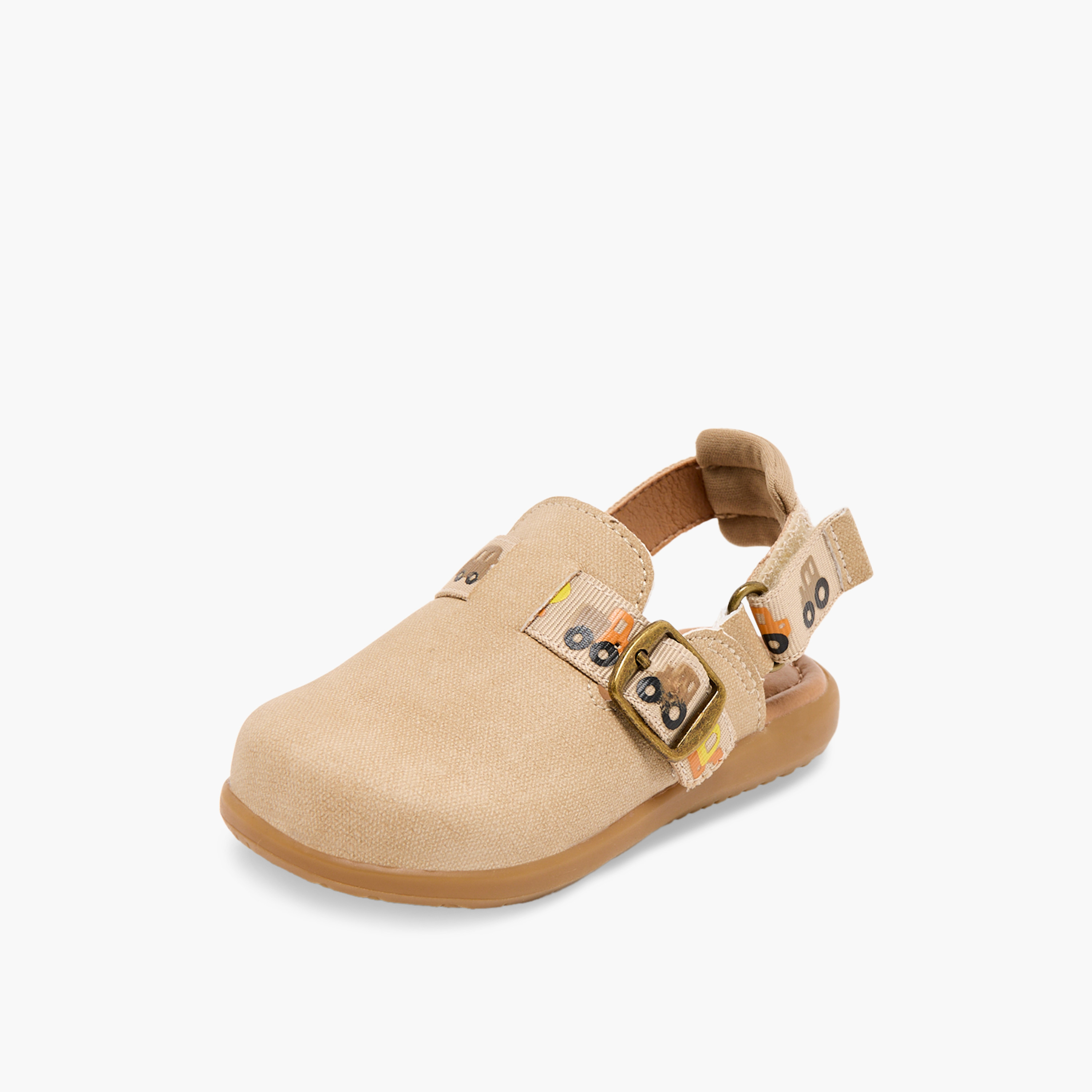 Barefeet Closed Toe Sandals with Vehicle Print-baby-boys-shoes-closedshoes-image-8