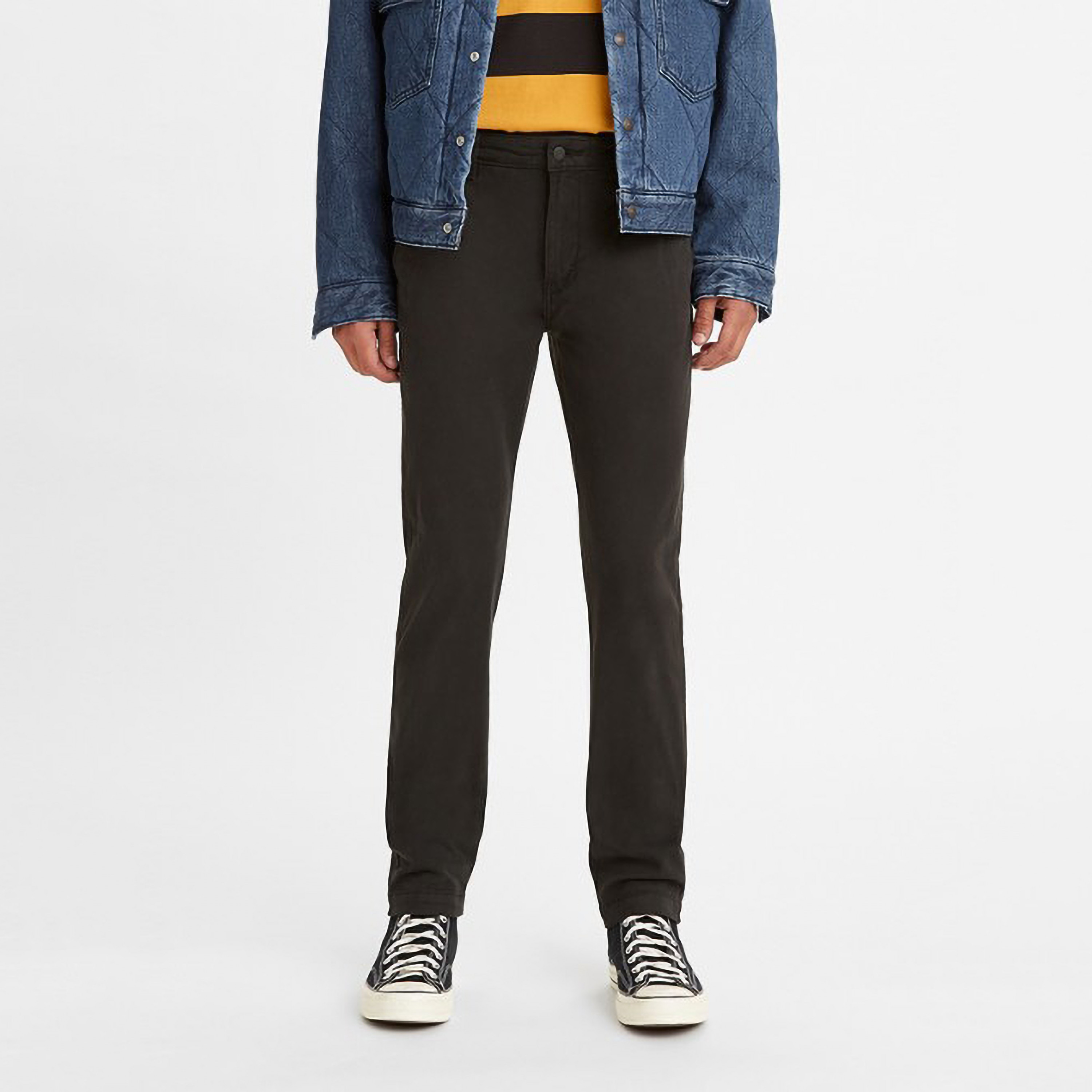 Levi's Plain Slim Fit Mid-Rise Chinos-men-clothing-bottoms-trousersandchinos-chinos-image-1