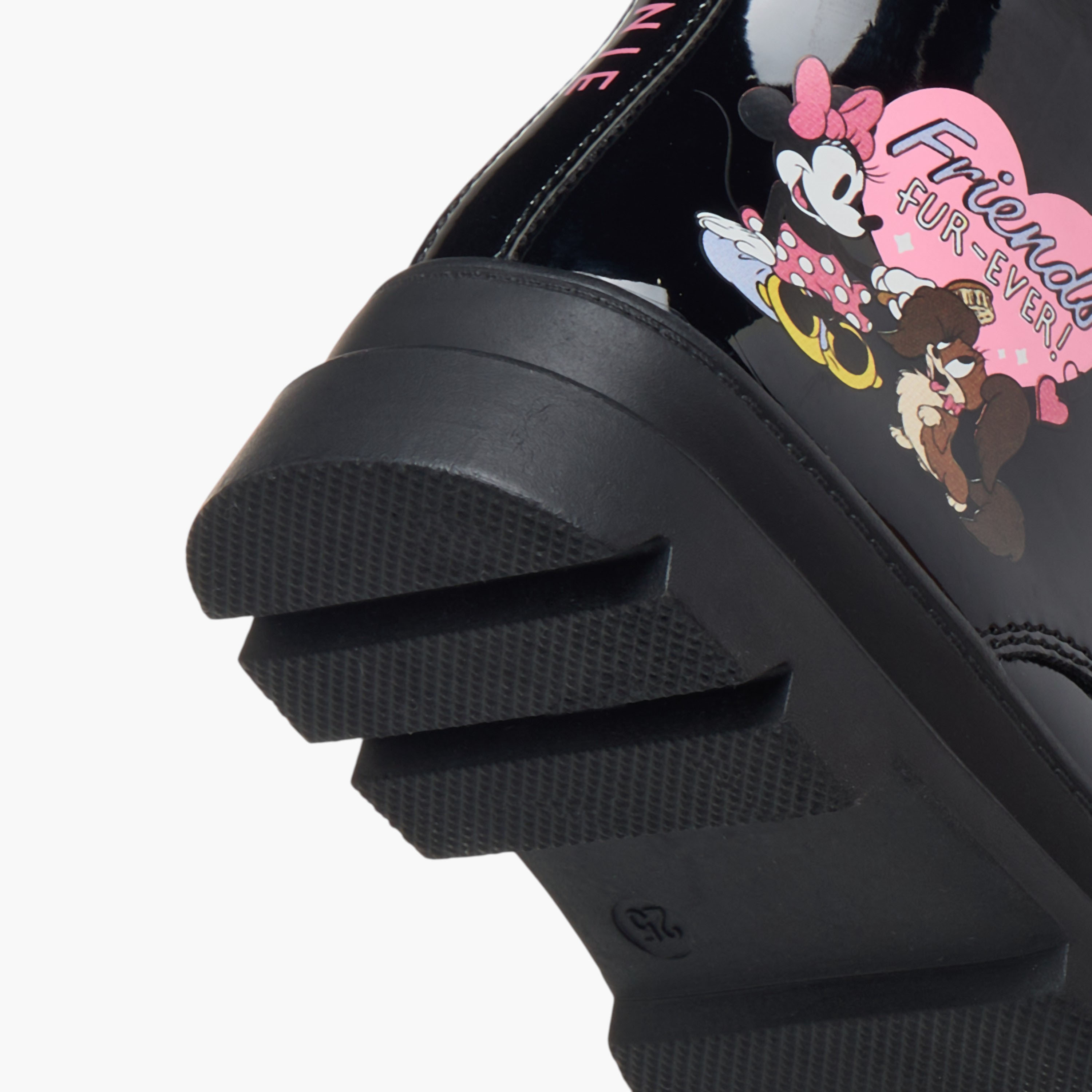Disney Minnie Mouse Print Ankle Boots with Zip Closure-girls-shoes-boots-image-6