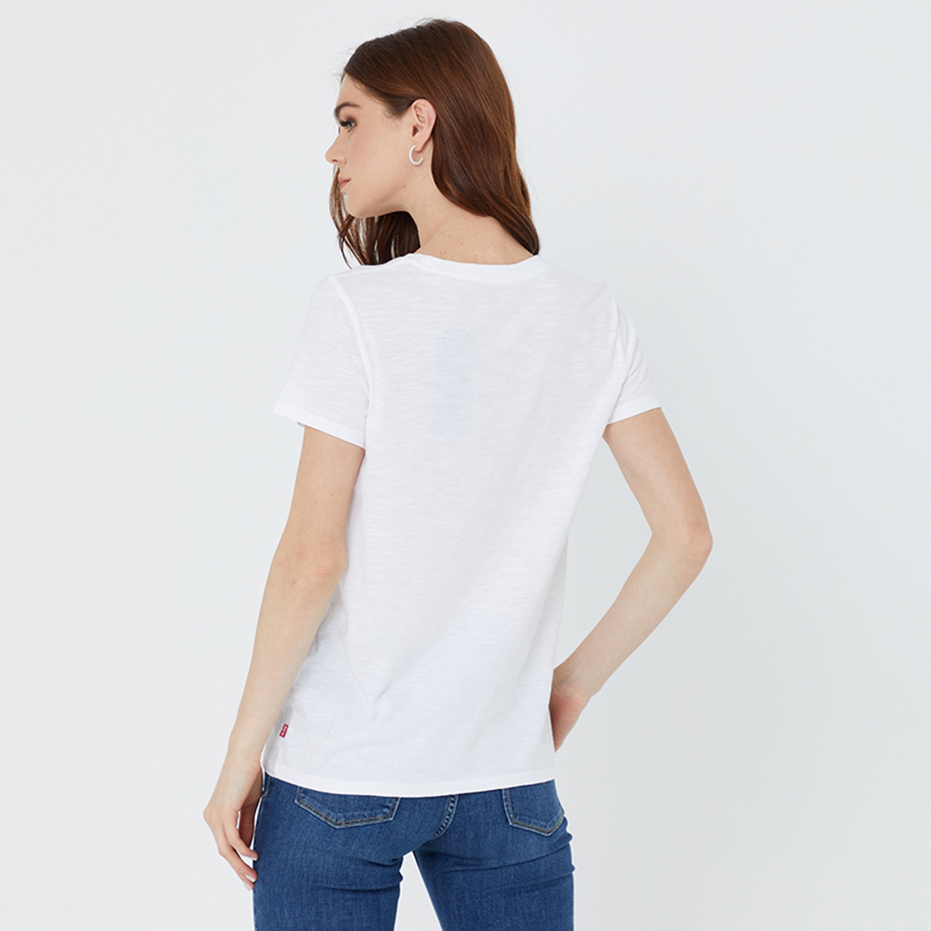 Levi's Floral Round Neck Short Sleeves Women's T-Shirt-women-clothing-tshirts-image-4