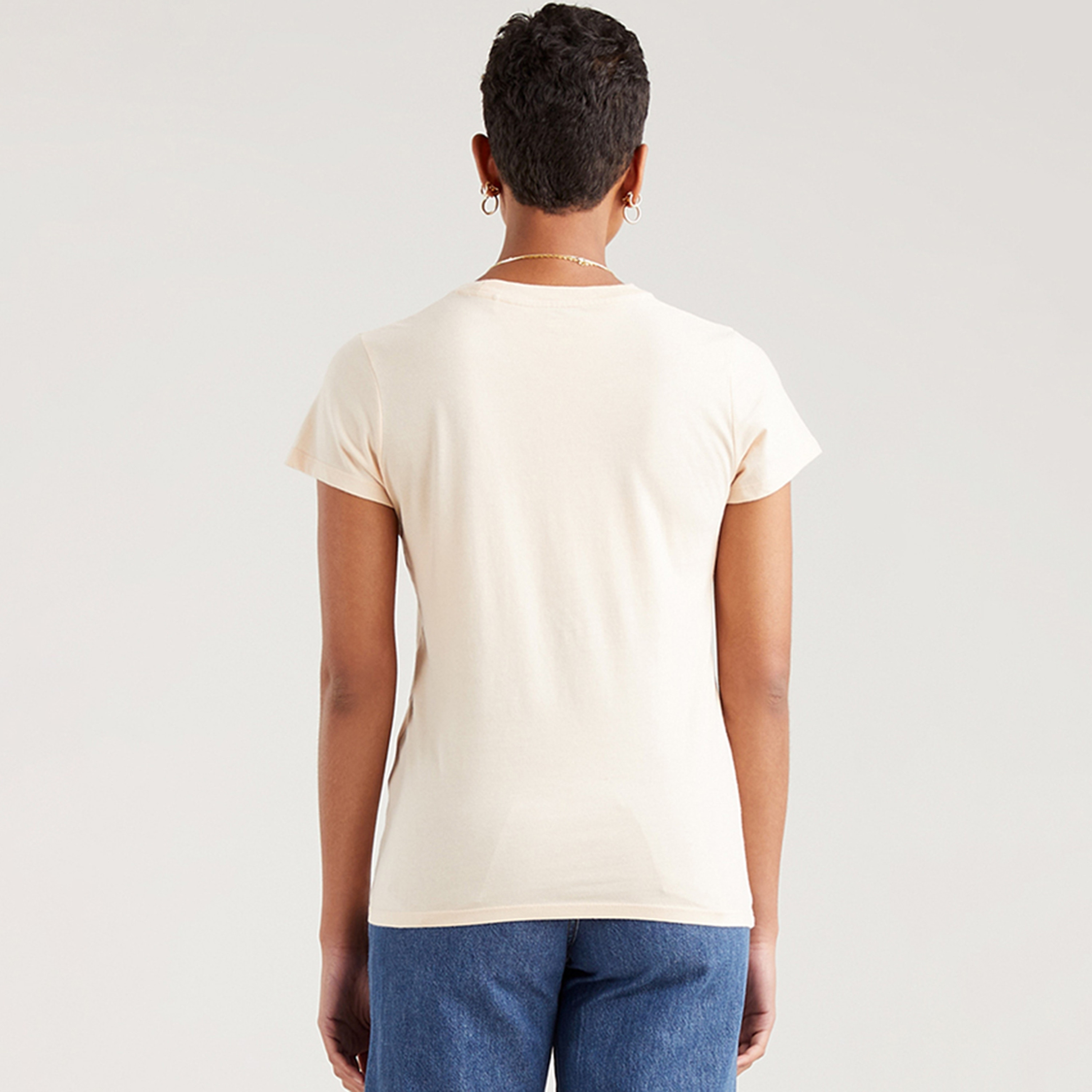 Levi's Plain Round Neck Short Sleeves Women's T-Shirt-women-clothing-tshirts-image-2