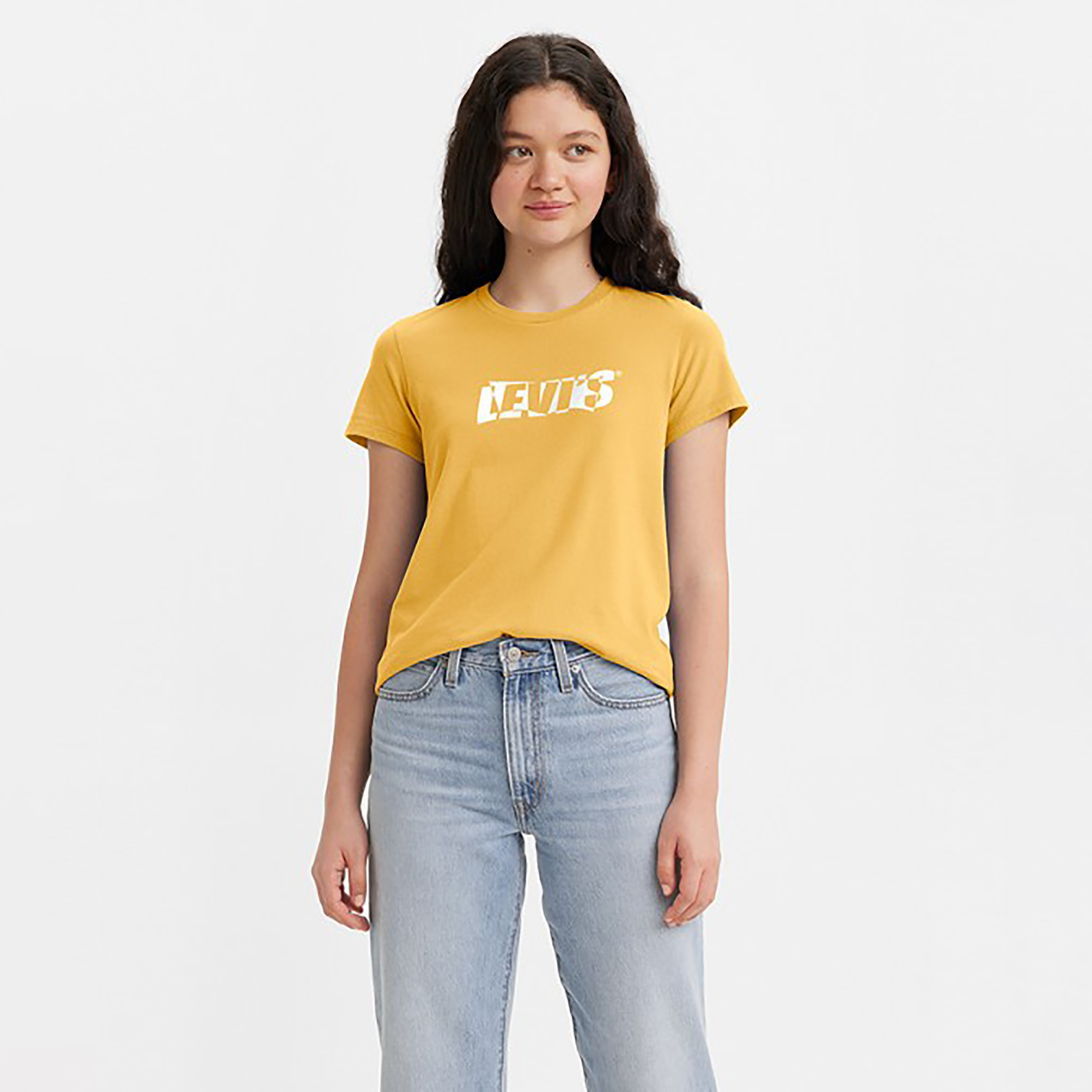 Levi's Logo Crew Neck Short Sleeves T-Shirt-women-clothing-tshirts-image-1