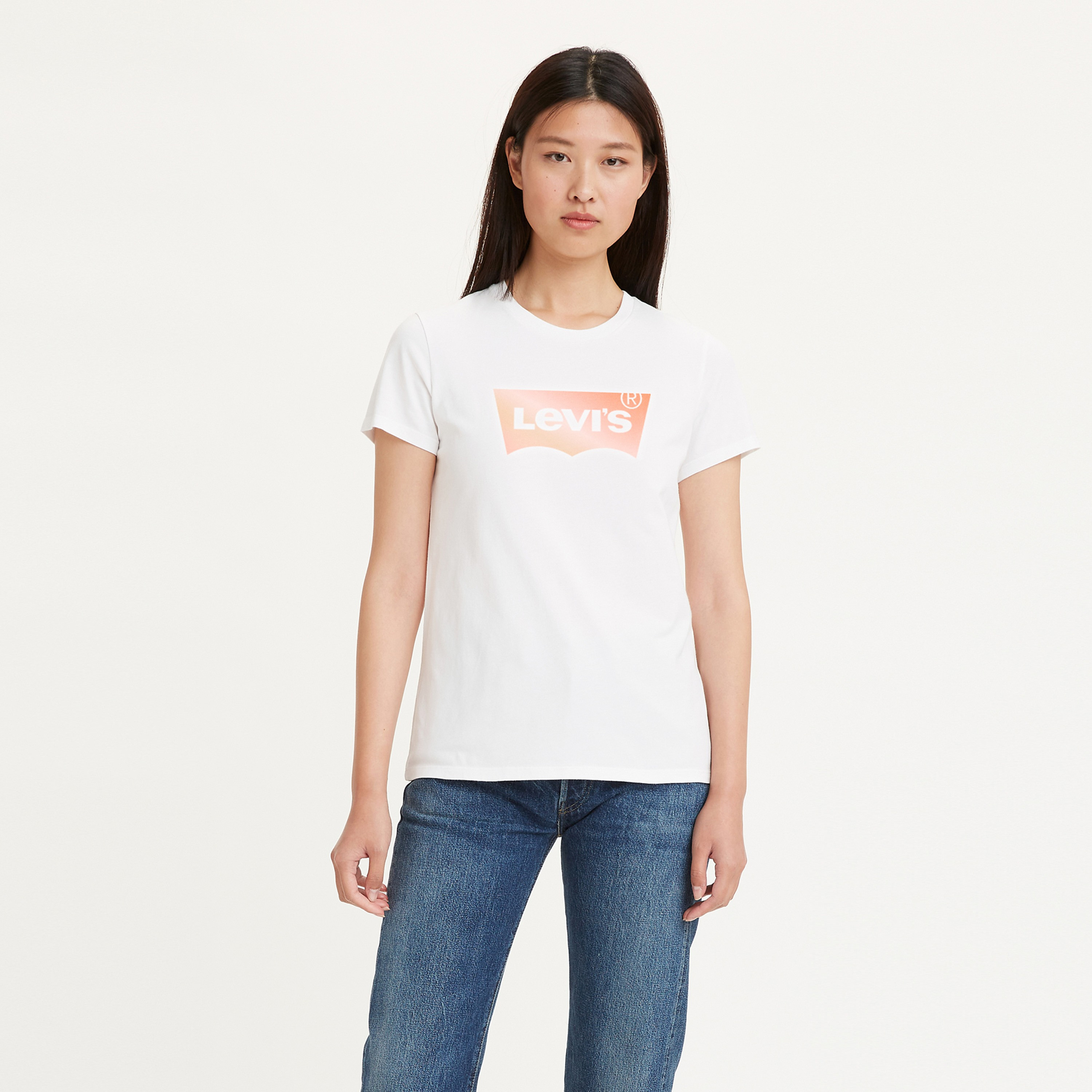 Levi's Logo Crew Neck Short Sleeves Women's T-Shirt-women-clothing-tshirts-image-1