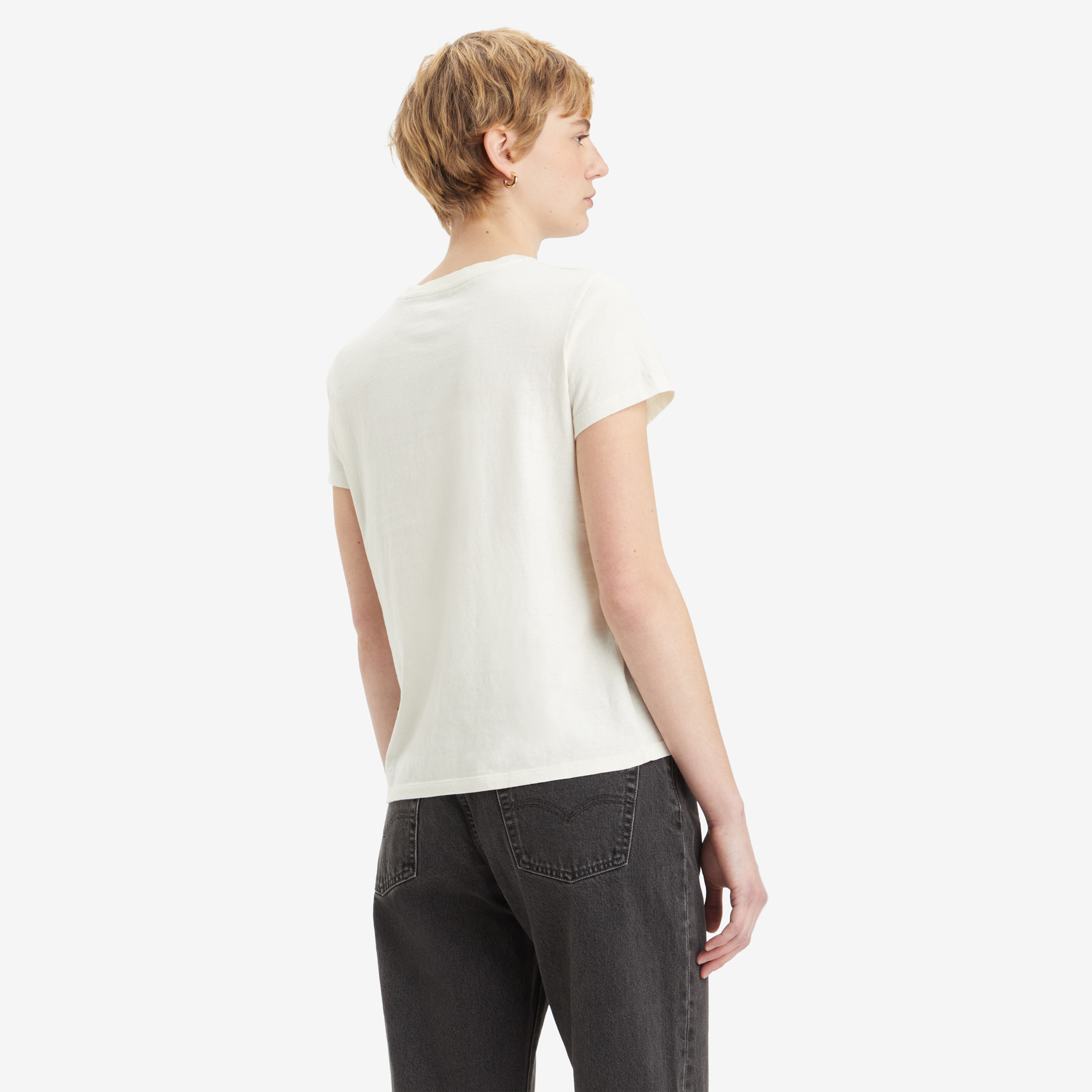 Levi's Embroidered Logo Crew Neck Short Sleeves Women's T-Shirt-women-clothing-tshirts-image-3
