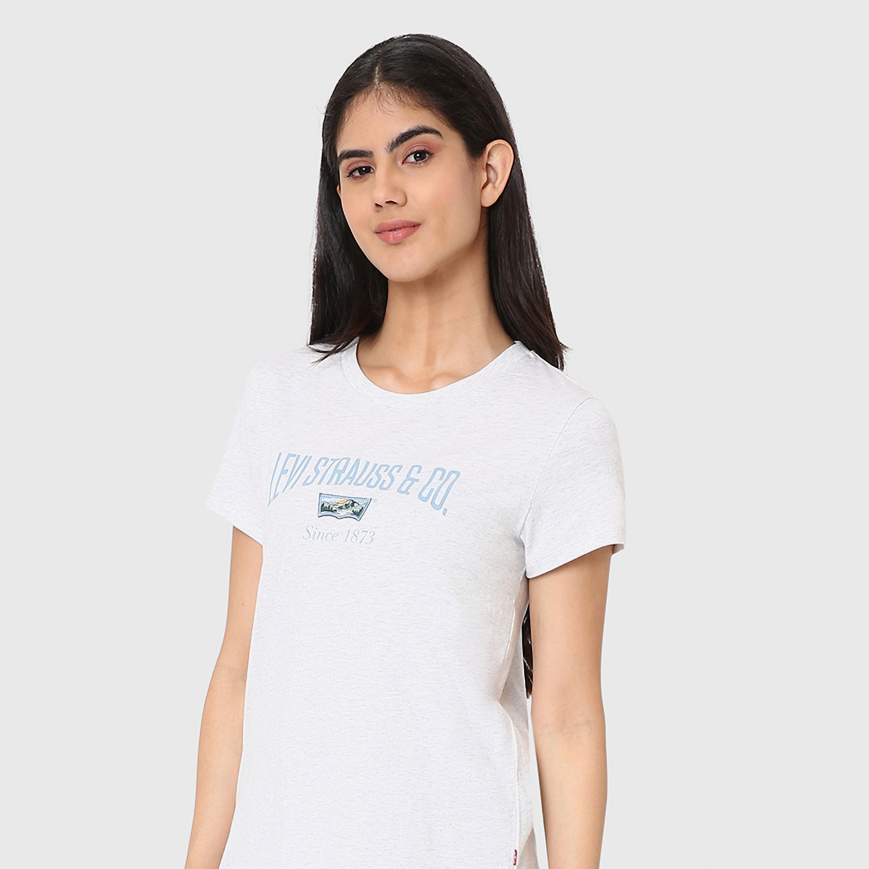 قميص نسائي قصير الأكمام بأكمام قصيرة مطبوع من ليفاي-women-clothing-tshirts-image-2