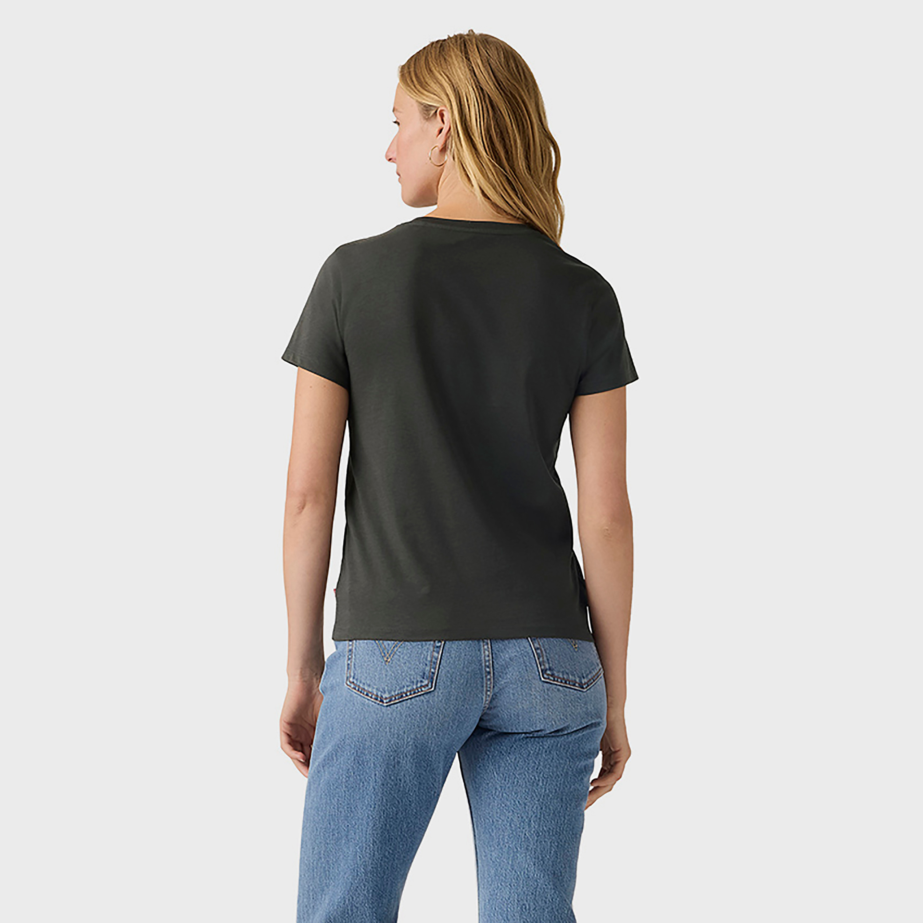 Levi's Plain Crew Neck Short Sleeves Women's T-Shirt-women-clothing-tshirts-image-4