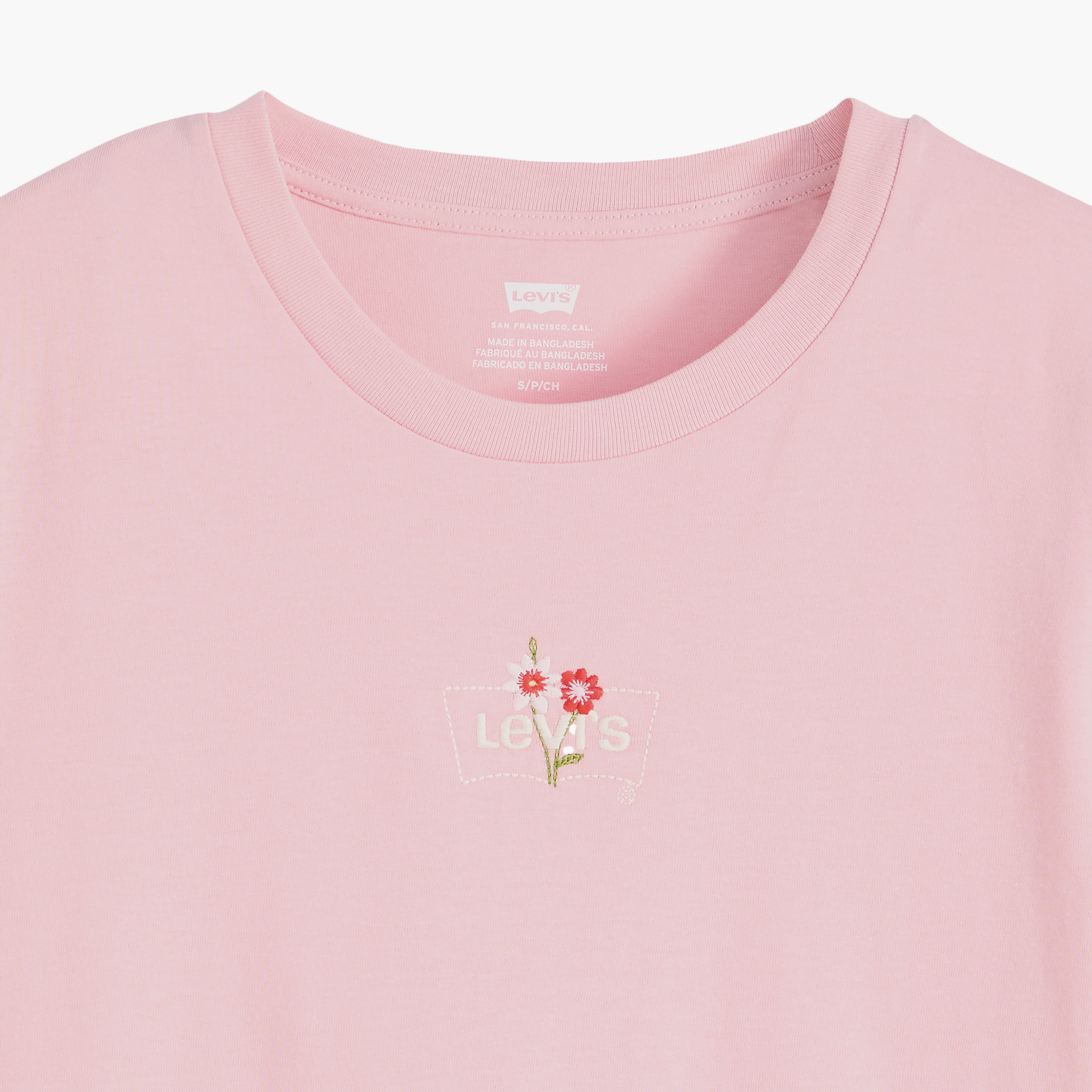 Levi's Plain Crew Neck Short Sleeves Women's T-Shirt-women-clothing-tshirts-image-6