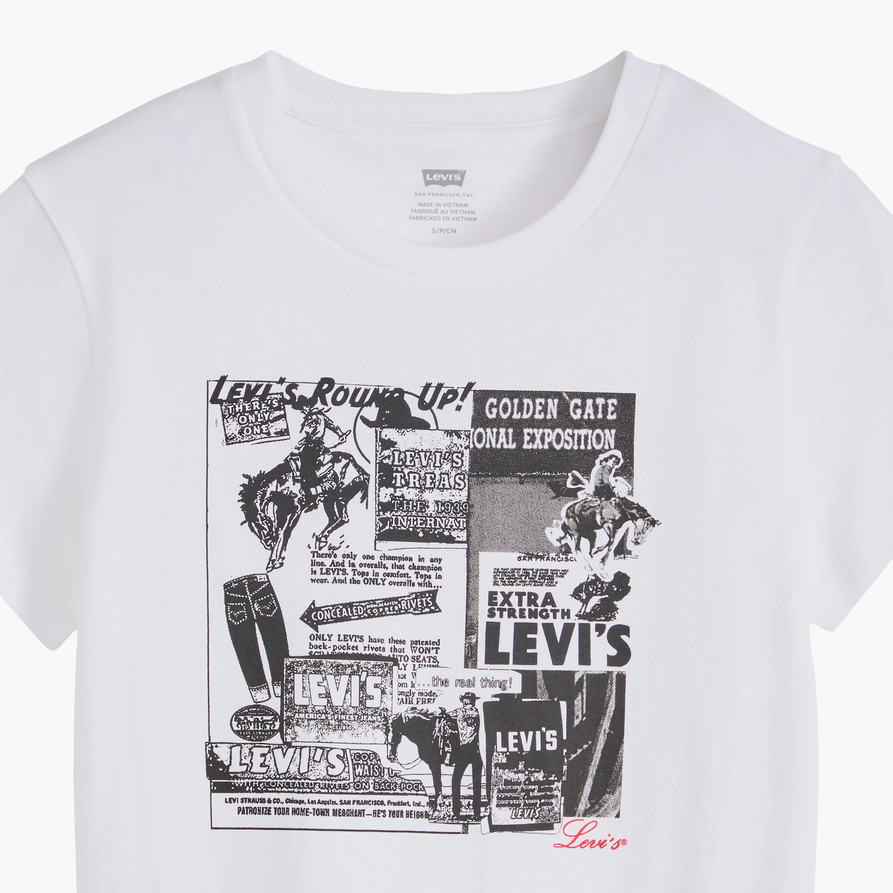 تي شيرت نسائي بطبعة جرافيك وياقة دائرية وأكمام قصيرة من ليفايس-women-clothing-tshirts-image-6