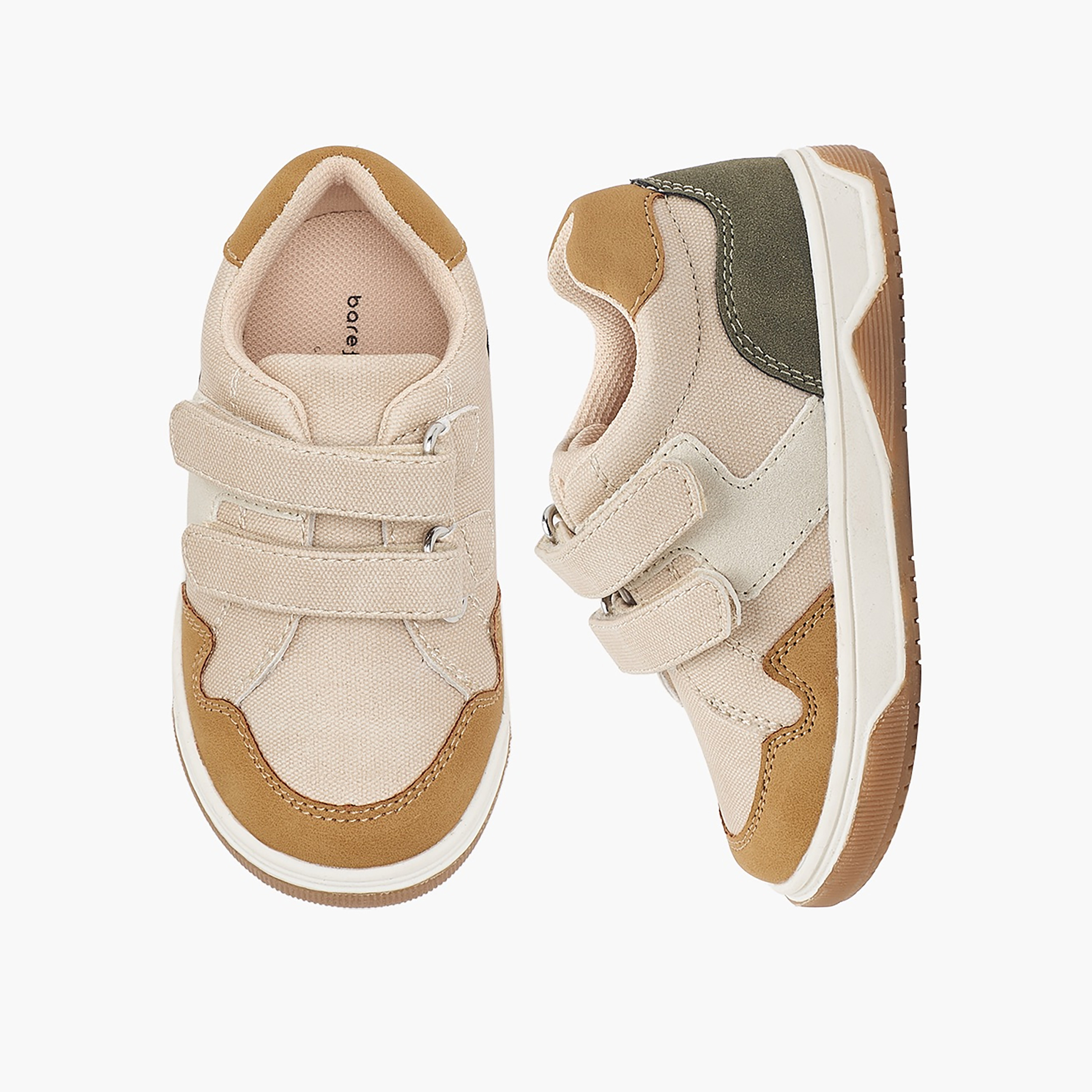 حذاء سنيكرز بقوالب ملوّنة وشريط إغلاق لاصق من بيرفيت-boys-shoes-sneakers-image-1
