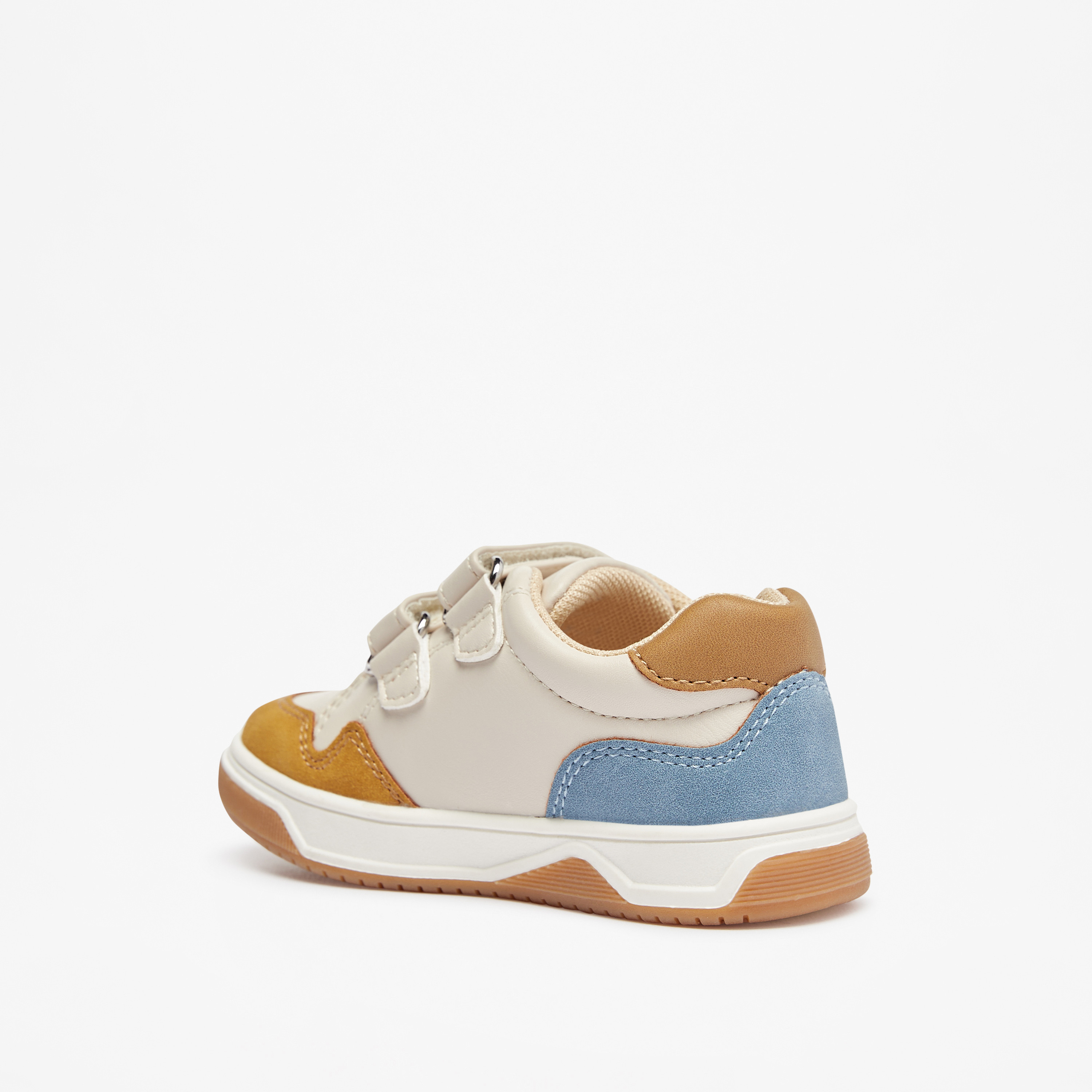 Barefeet Colourblock Sneakers with Hook and Loop Closure-boys-shoes-sneakers-image-2