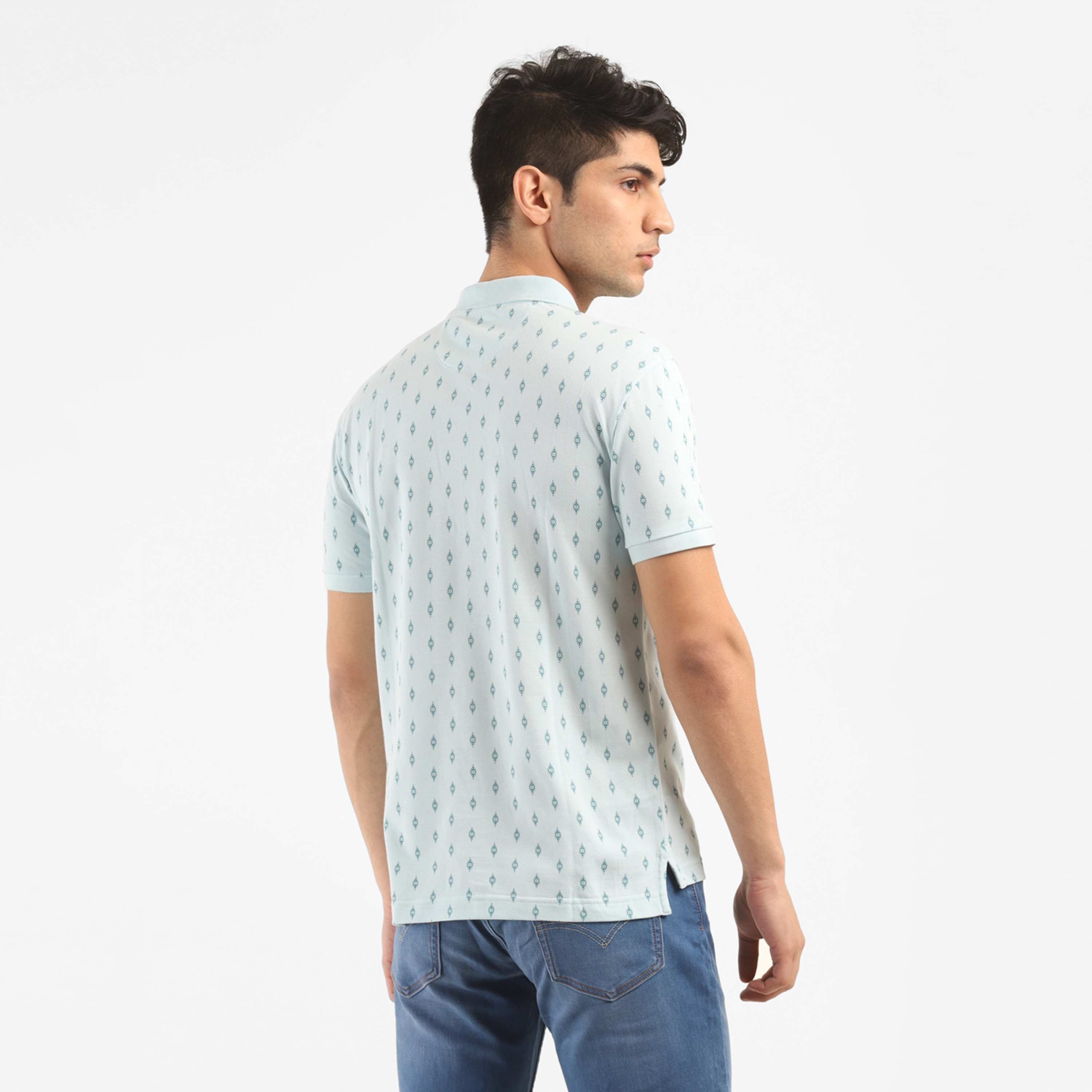 Levi's Printed Collared Short Sleeves Polo T-Shirt-men-clothing-tshirtsandpolos-polos-image-4
