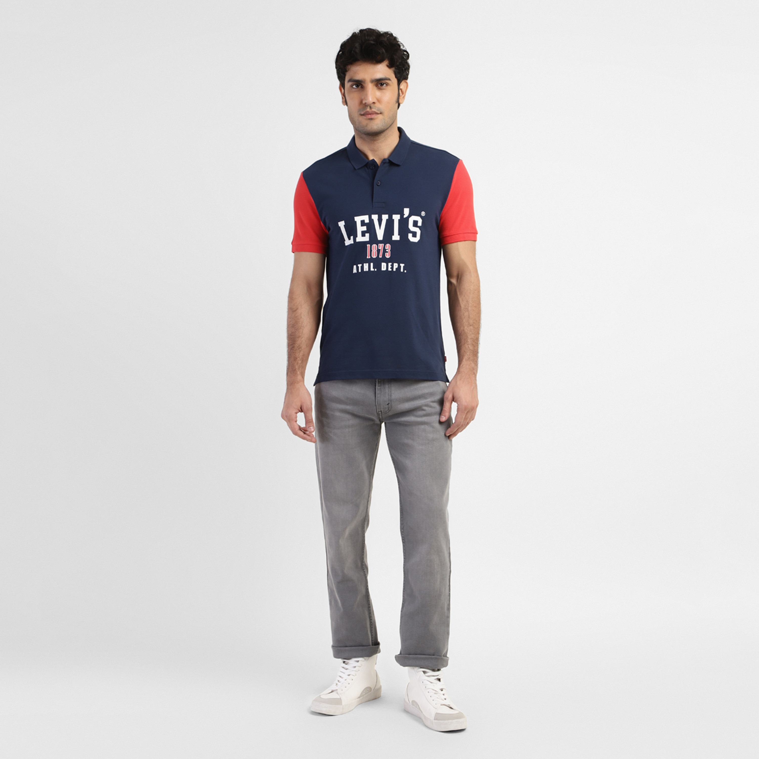 Levi's Logo Collared Short Sleeves Polo T-Shirt-men-clothing-tshirtsandpolos-polos-image-6