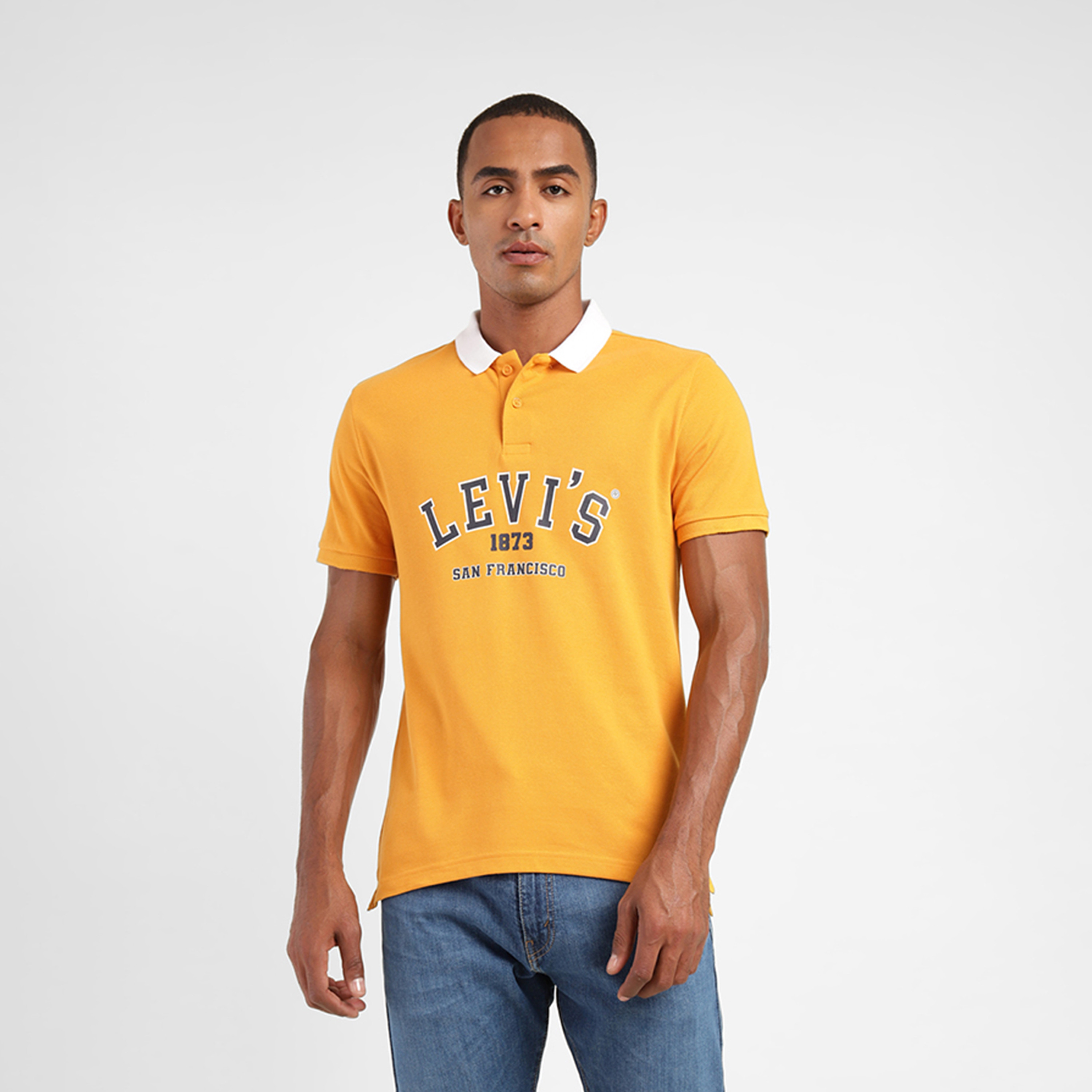 Levi's Men's Printed Collared Short Sleeves Polo T-shirt-men-clothing-tshirtsandpolos-polos-image-2