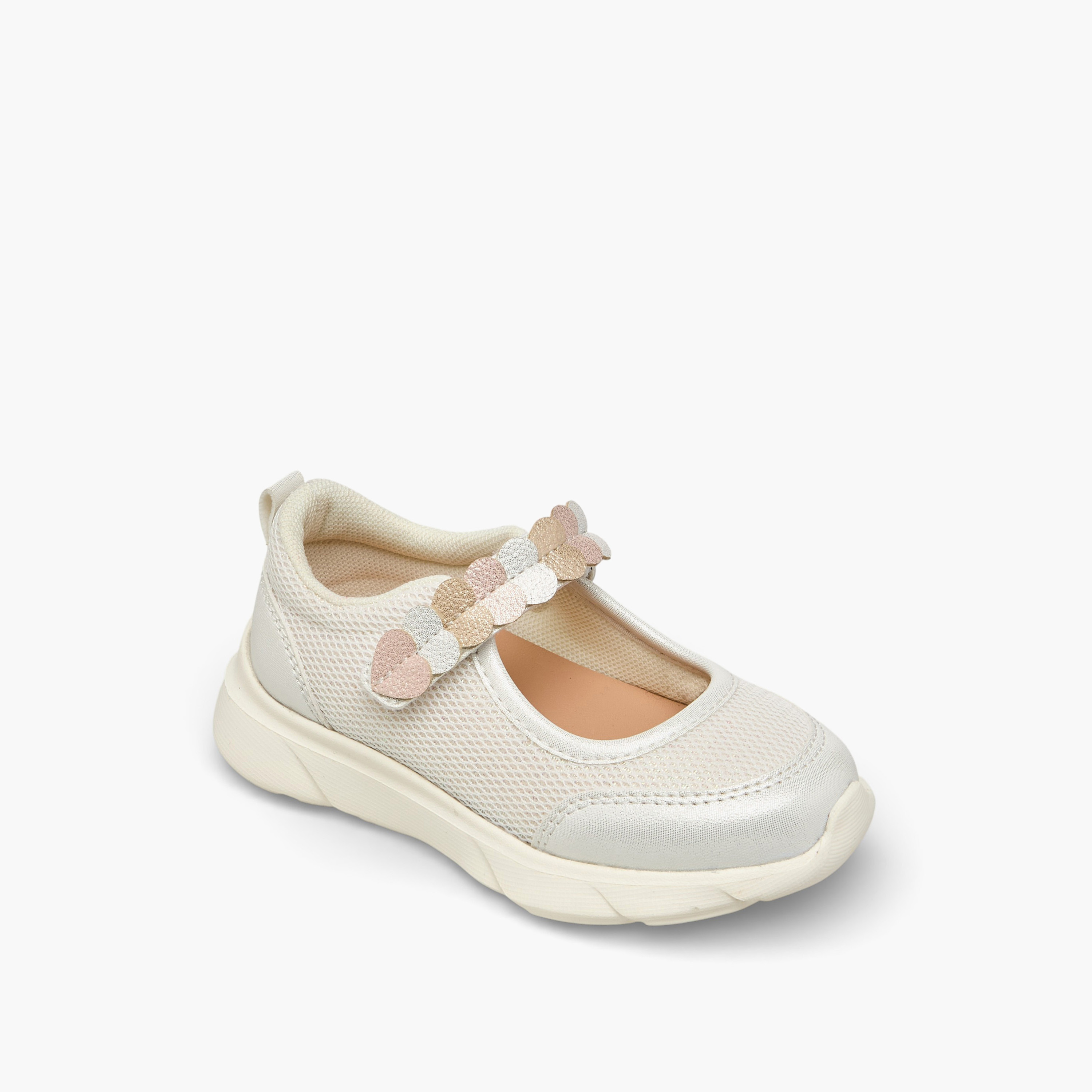 حذاء ماري جين بزينة قلب للبنات من بيرفيت-girls-shoes-maryjanes-image-2