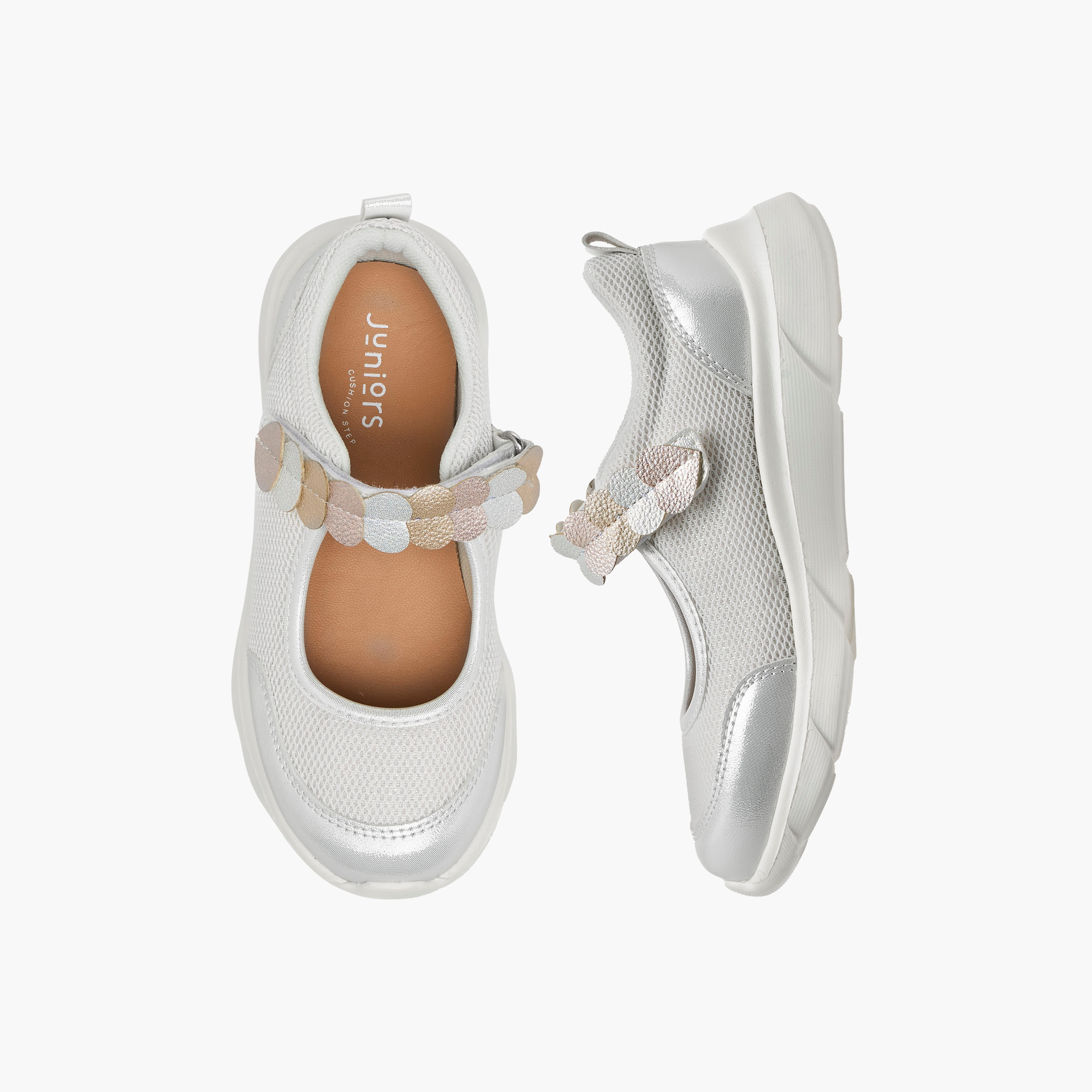 حذاء ماري جين بشريط إغلاق لاصق للبنات من جونيورز-girls-shoes-maryjanes-image-1