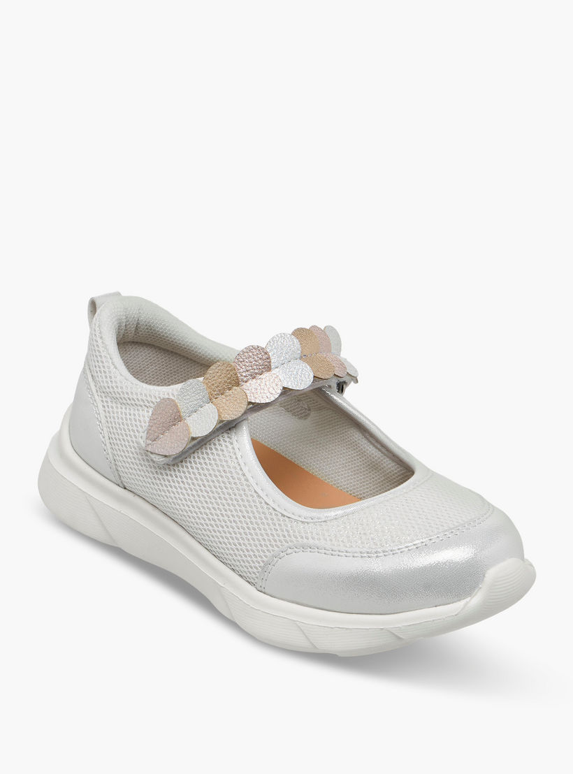 حذاء ماري جين بشريط إغلاق لاصق للبنات من جونيورز-girls-shoes-maryjanes-image-2