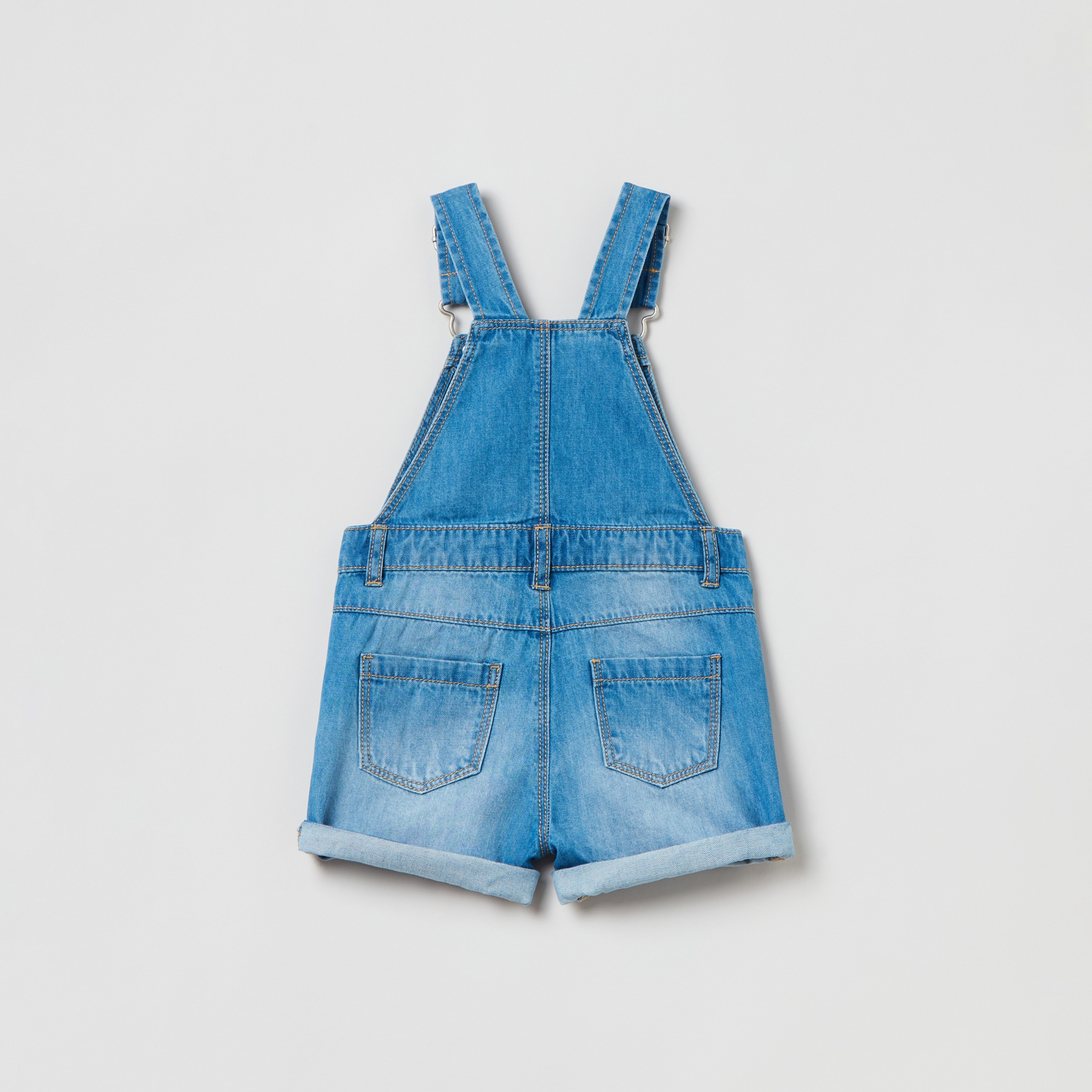 Buy OVS Short Denim Dungarees Online Babyshop UAE