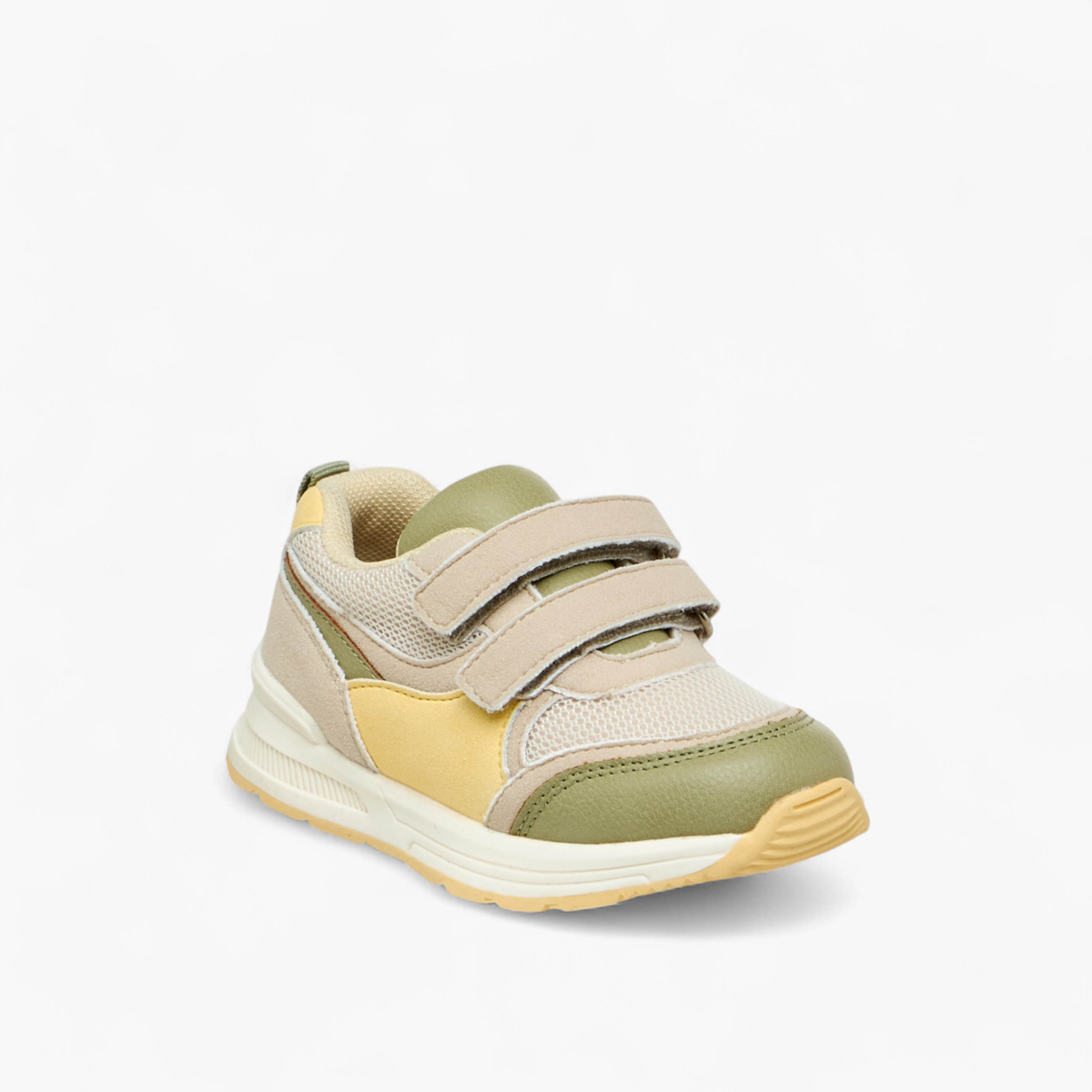 Barefeet Colourblock Sneakers with Hook and Loop Closure-boys-shoes-sneakers-image-2