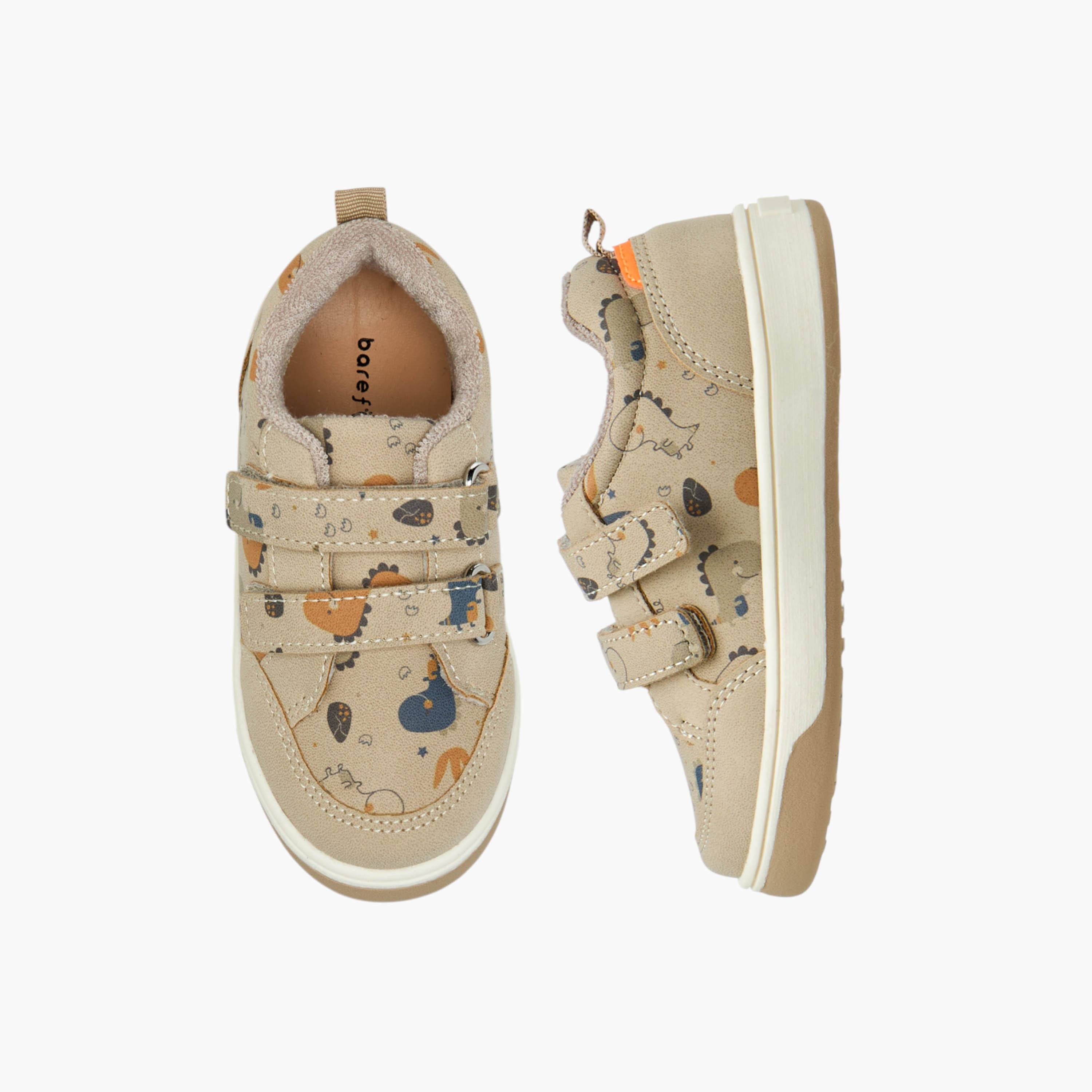 حذاء سنيكرز بشريط إغلاق لاصق وطبعات ديناصور من بيرفيت-boys-shoes-sneakers-image-1